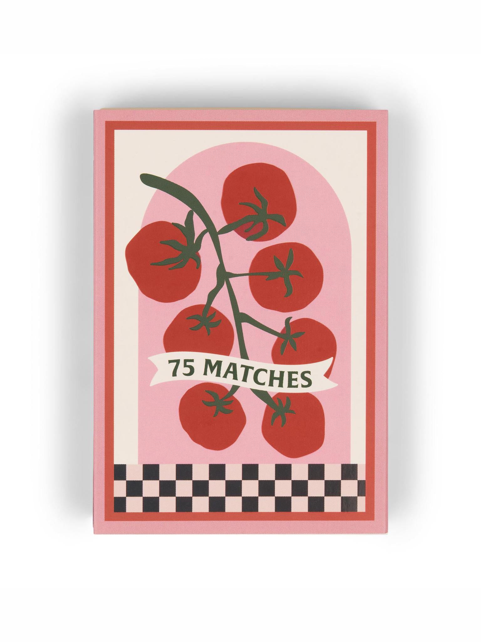 Adopo Boxed Matches Tomato Vine Red - 75 Matches (9.6 Cm)
