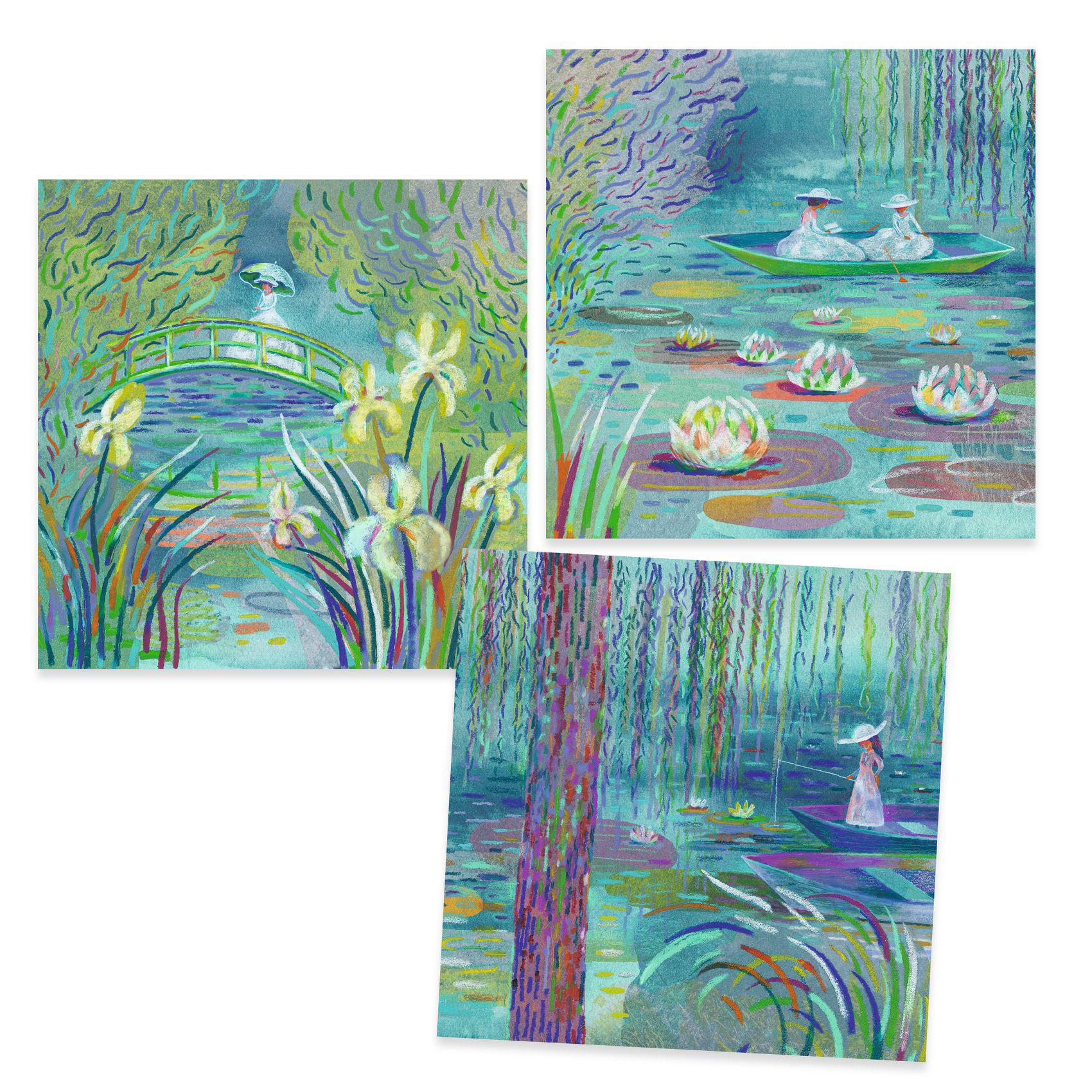 Inspired by Monet - DIY On the Water Lily Pond
