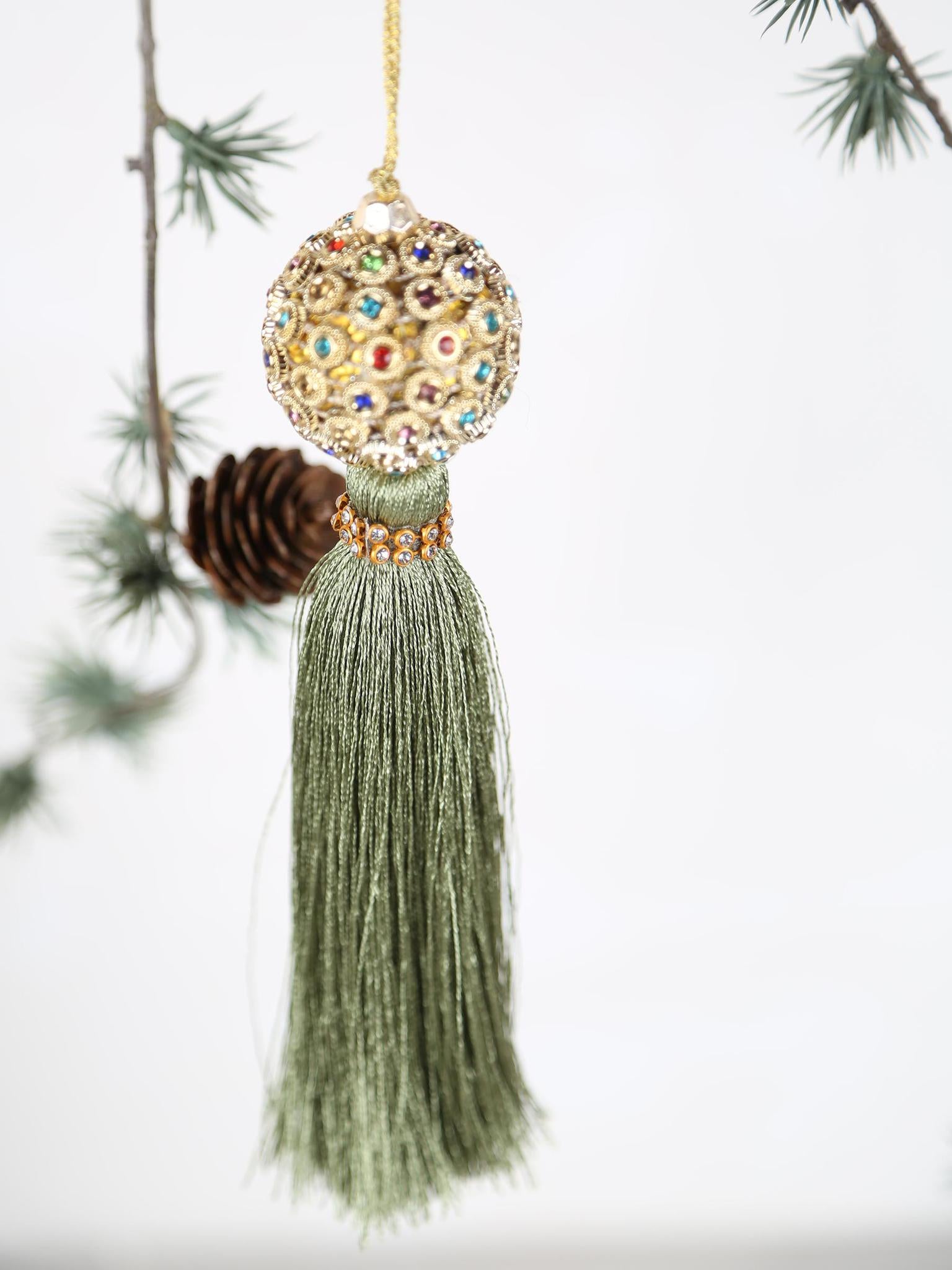 Yinae Green Tassle Ornament