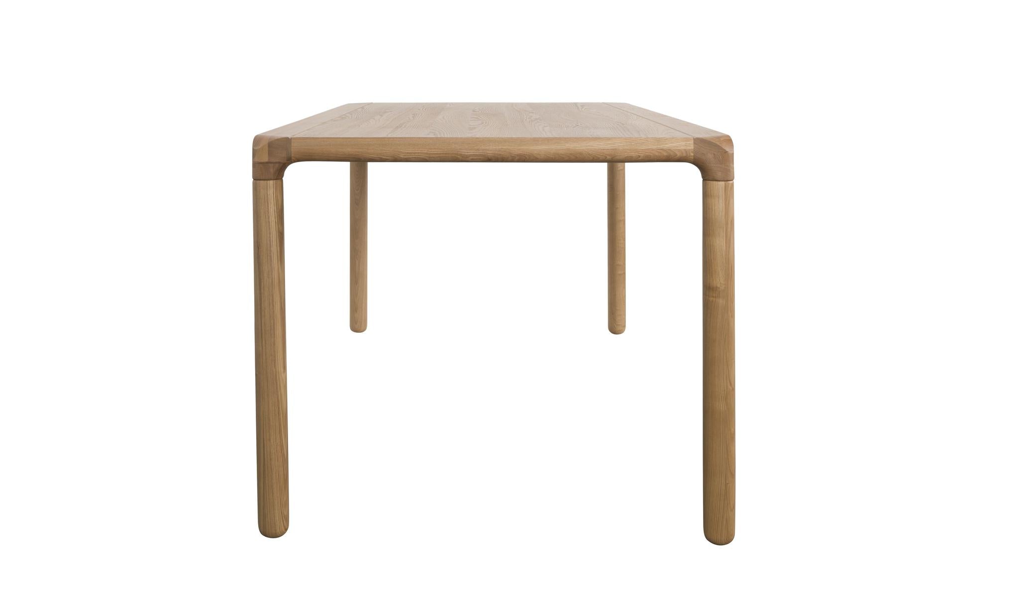 Storm Ash Wooden Dining Table - Natural - 3 Sizes Available
