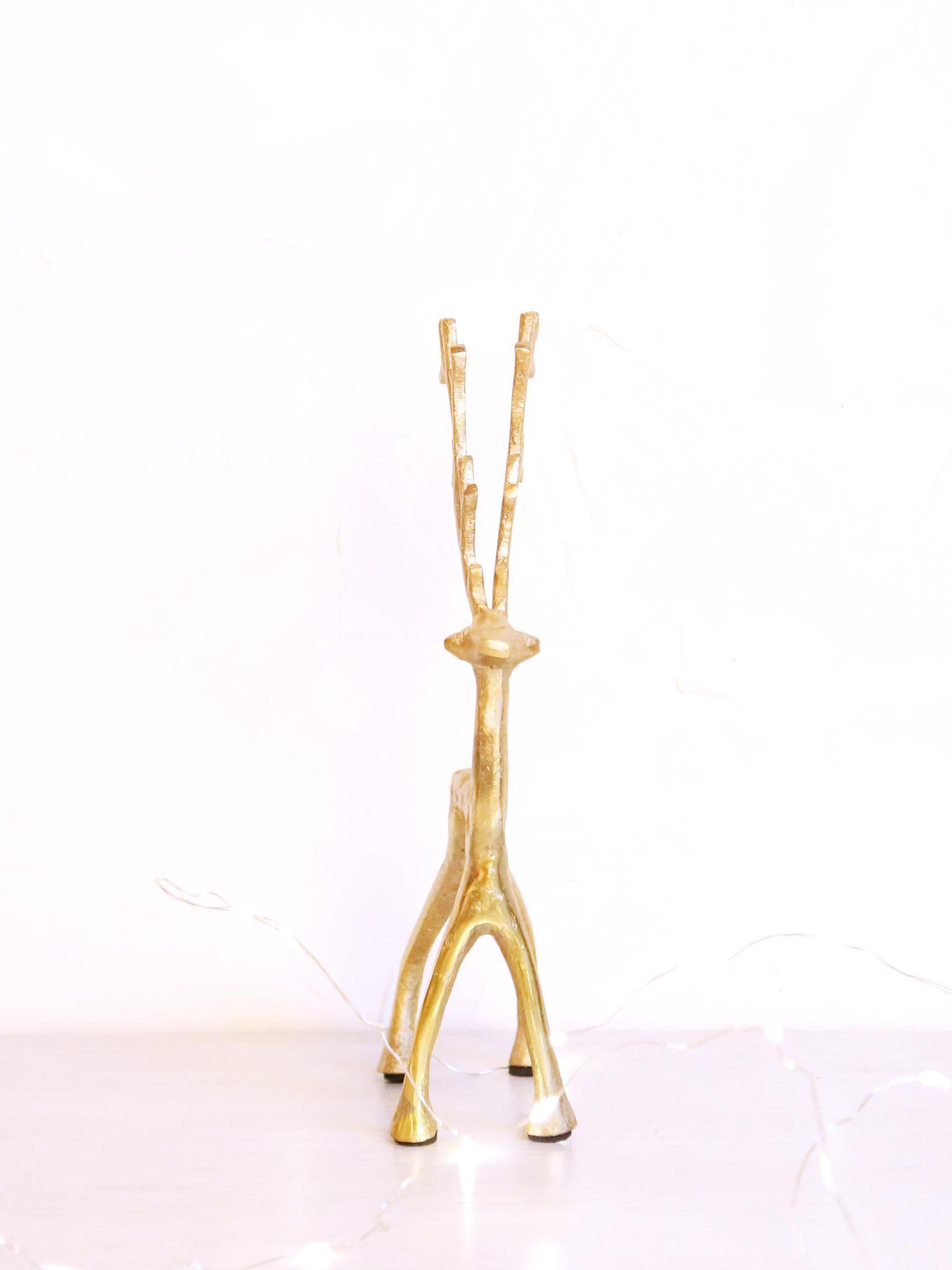 Marely deer Ornament - Brass