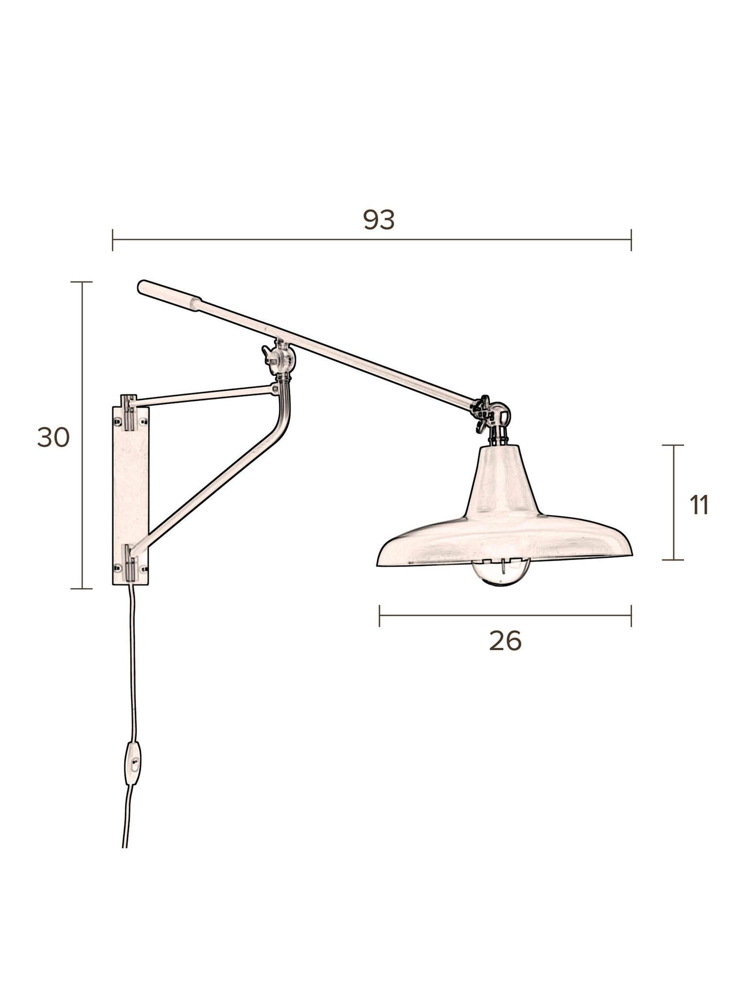 Hector Teal Wall Lamp