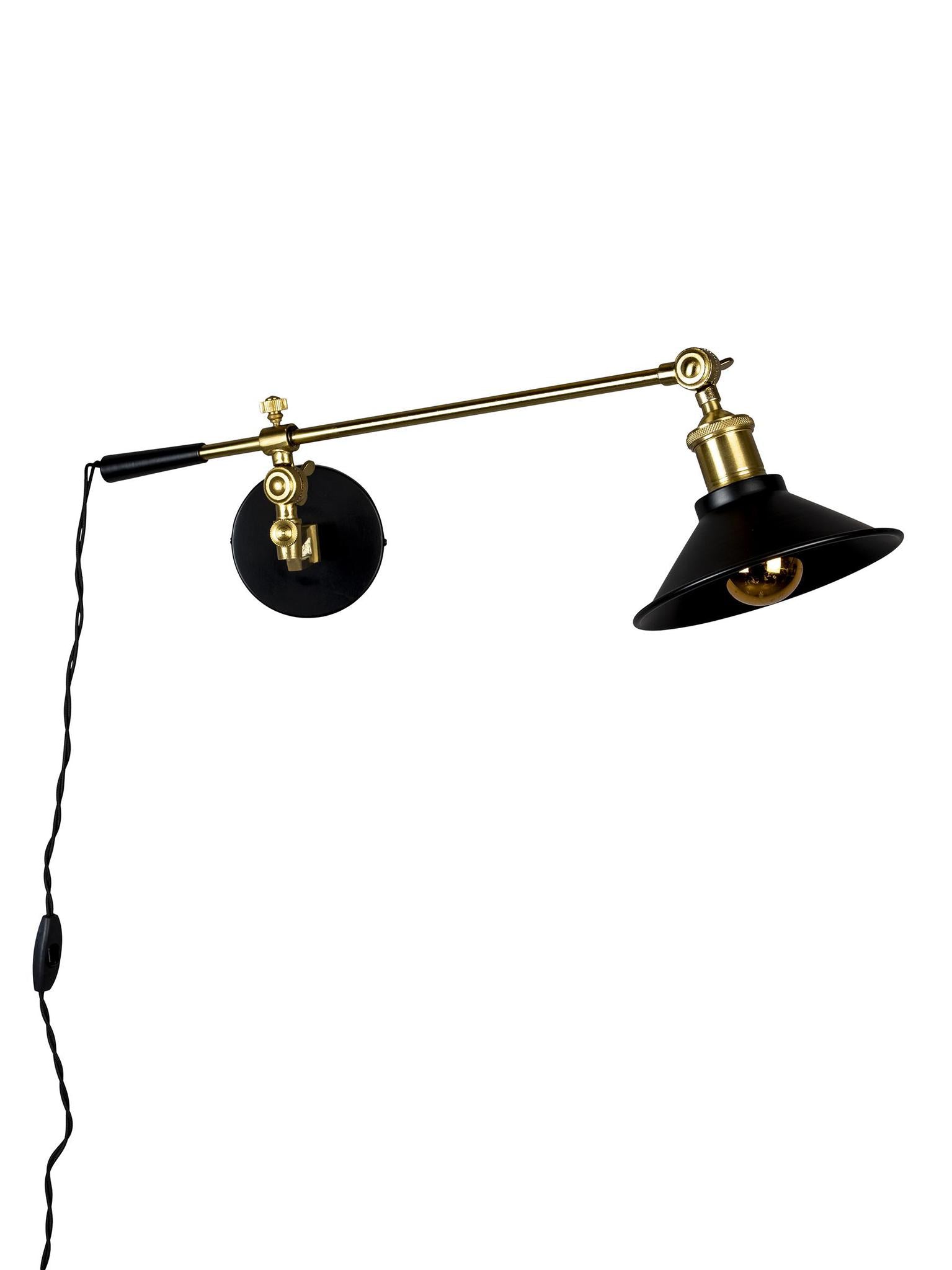 Penelope Black Wall Lamp
