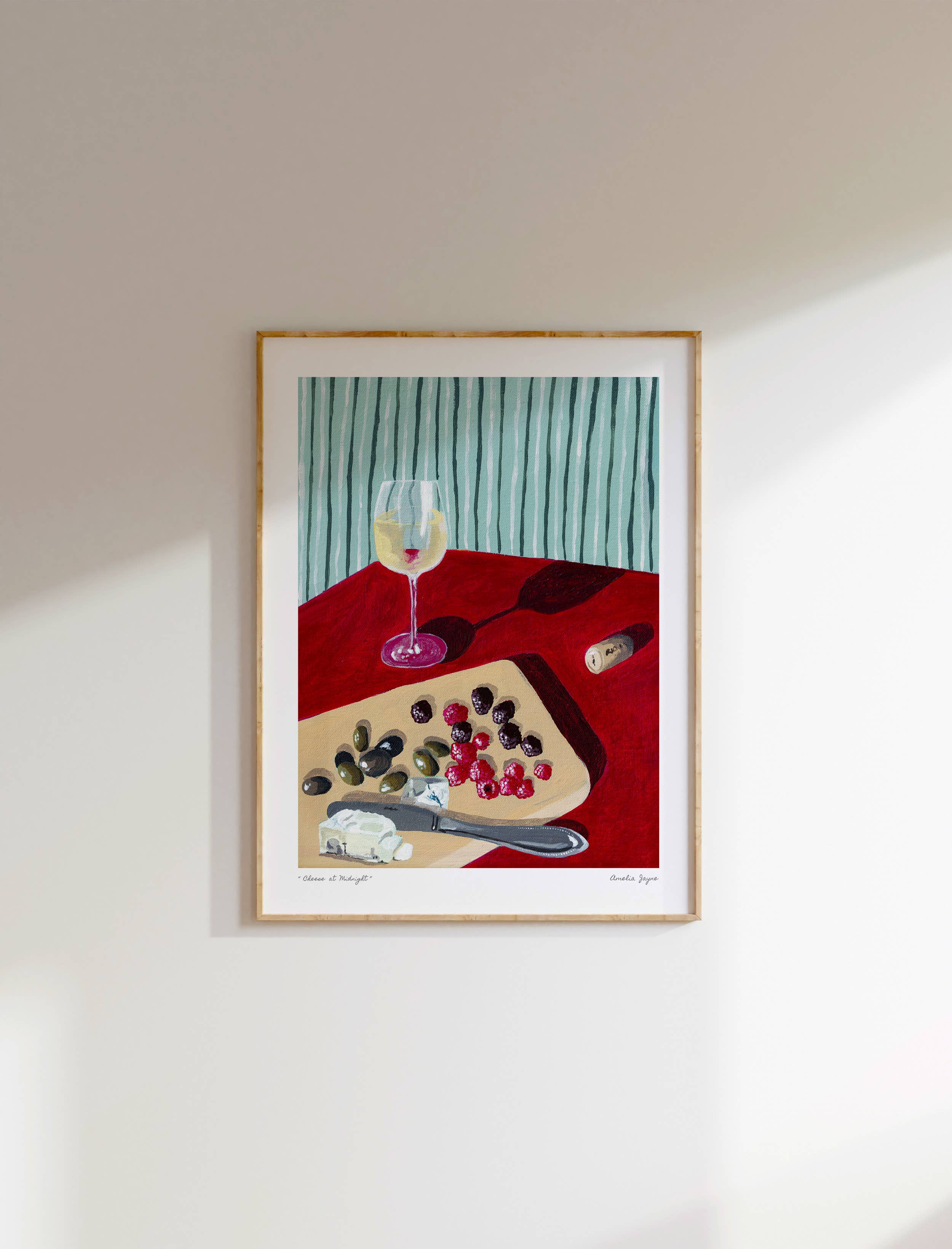 Cheese At Midnight Print