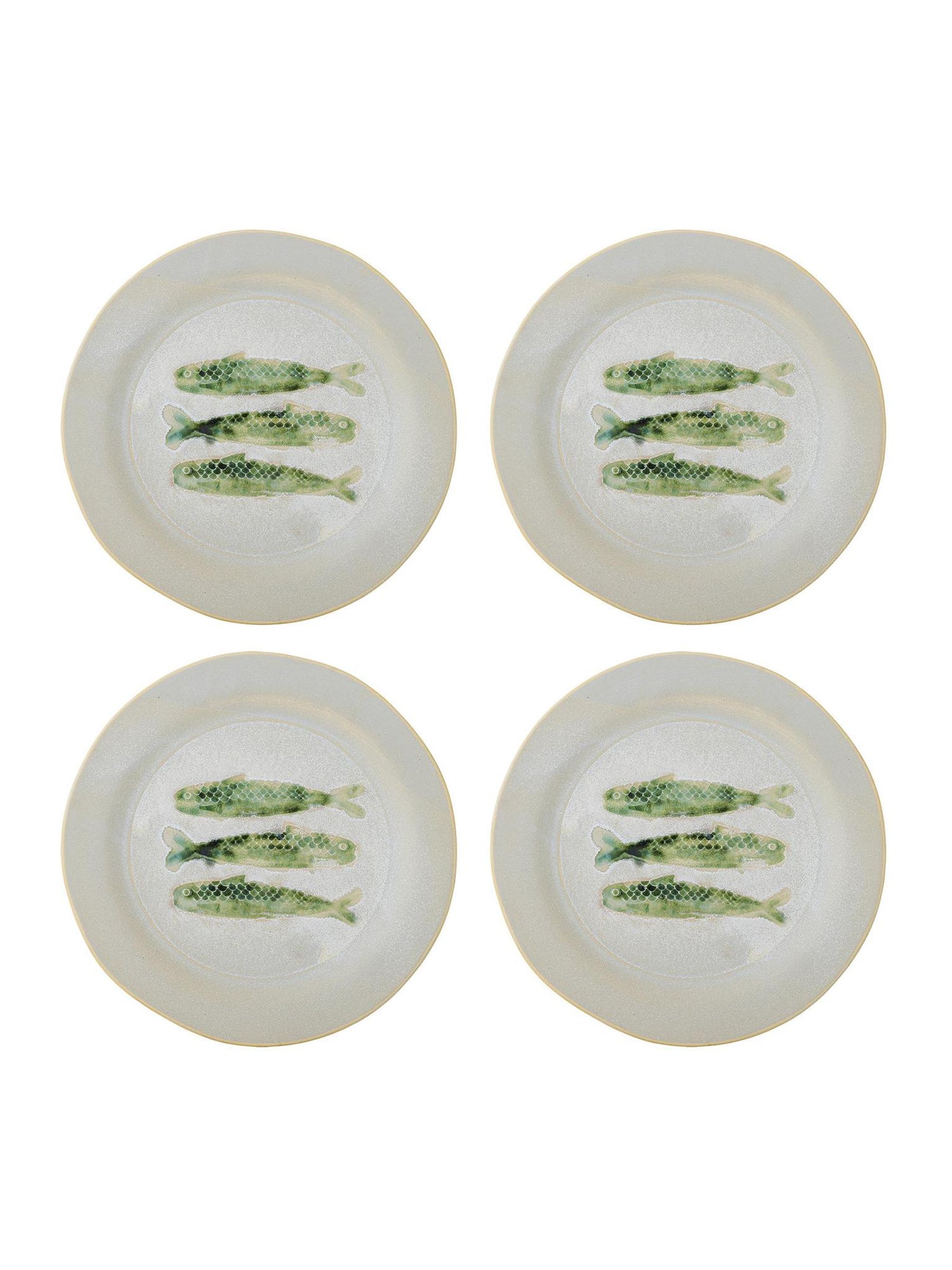 Hadden Plate - Green -Stoneware