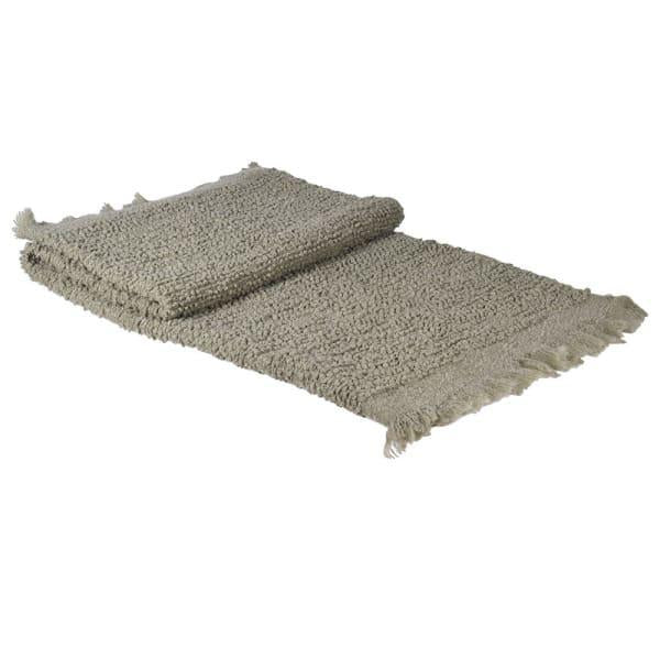 Olive Boucle Throw