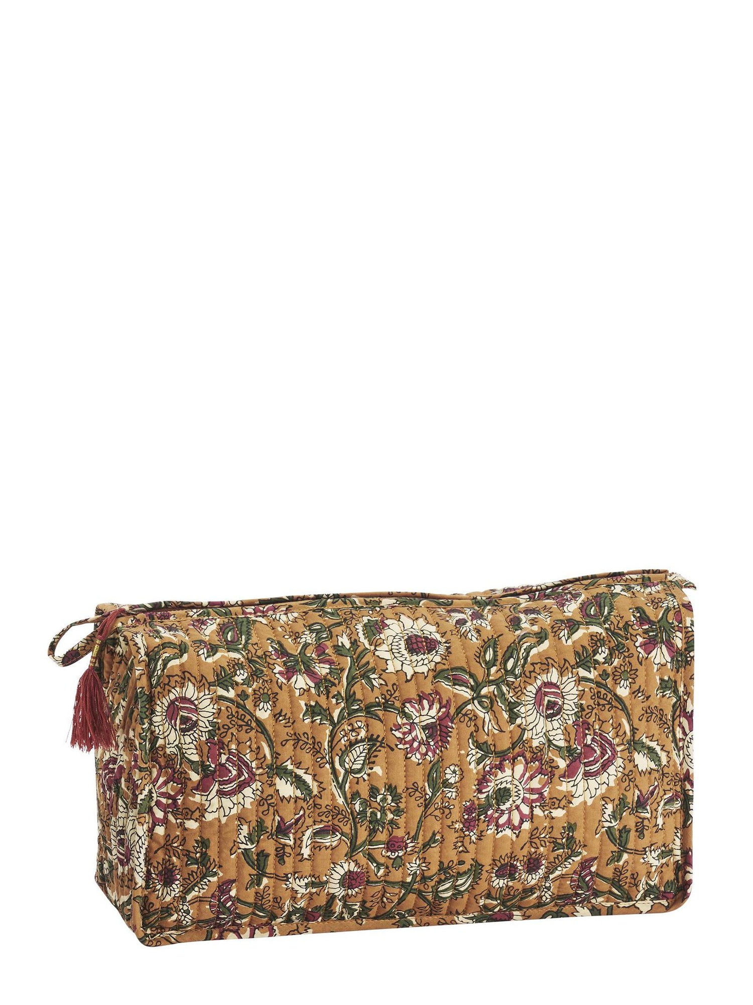 Quilted cotton wash bag - 2 Colours Available