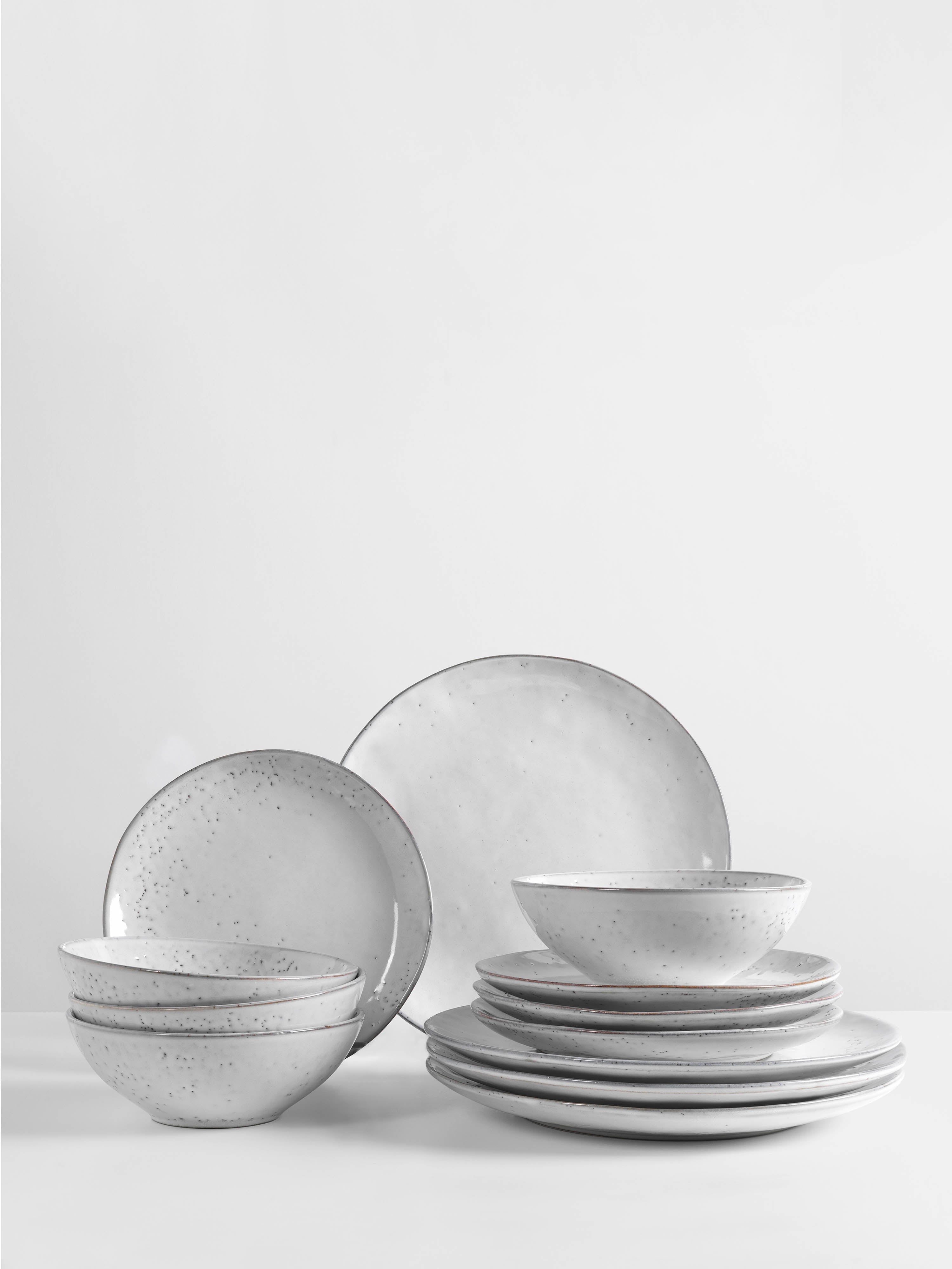 Broste Nordic Sand Dinner Set For Four - 12 Pieces