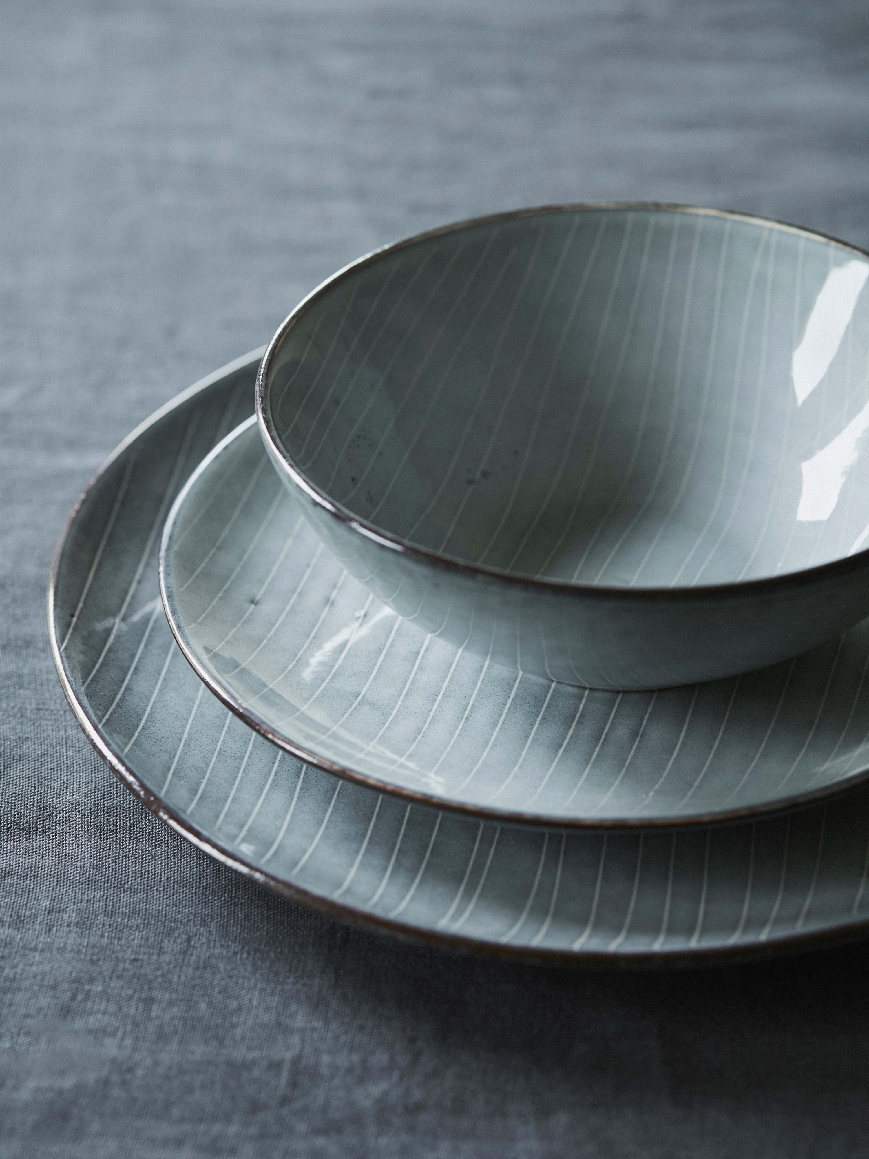Broste Nordic Sea Dinner Set For Two - 6 Pieces