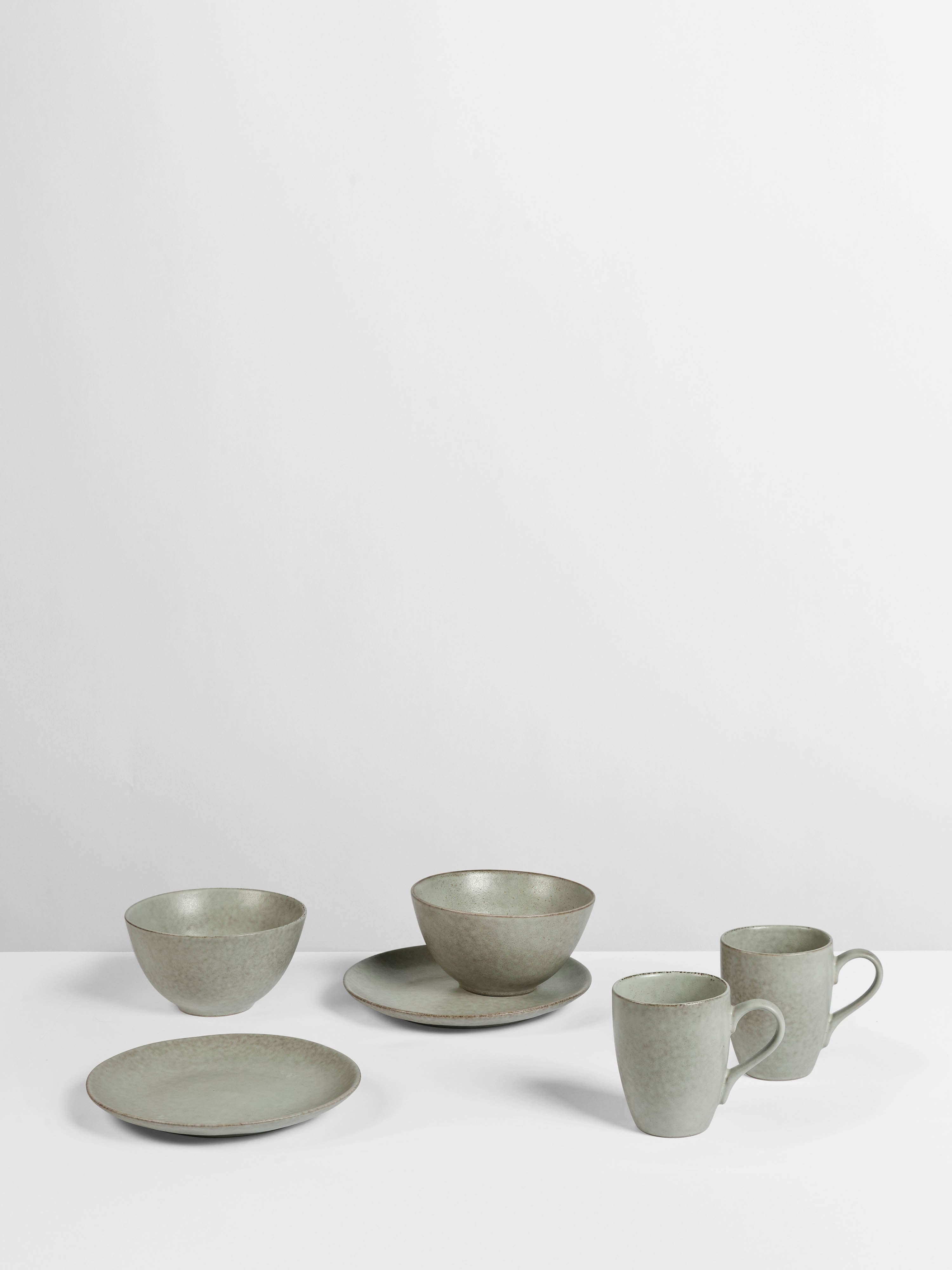Broste Nordic Marsh Breakfast Set For Two - 6 Pieces