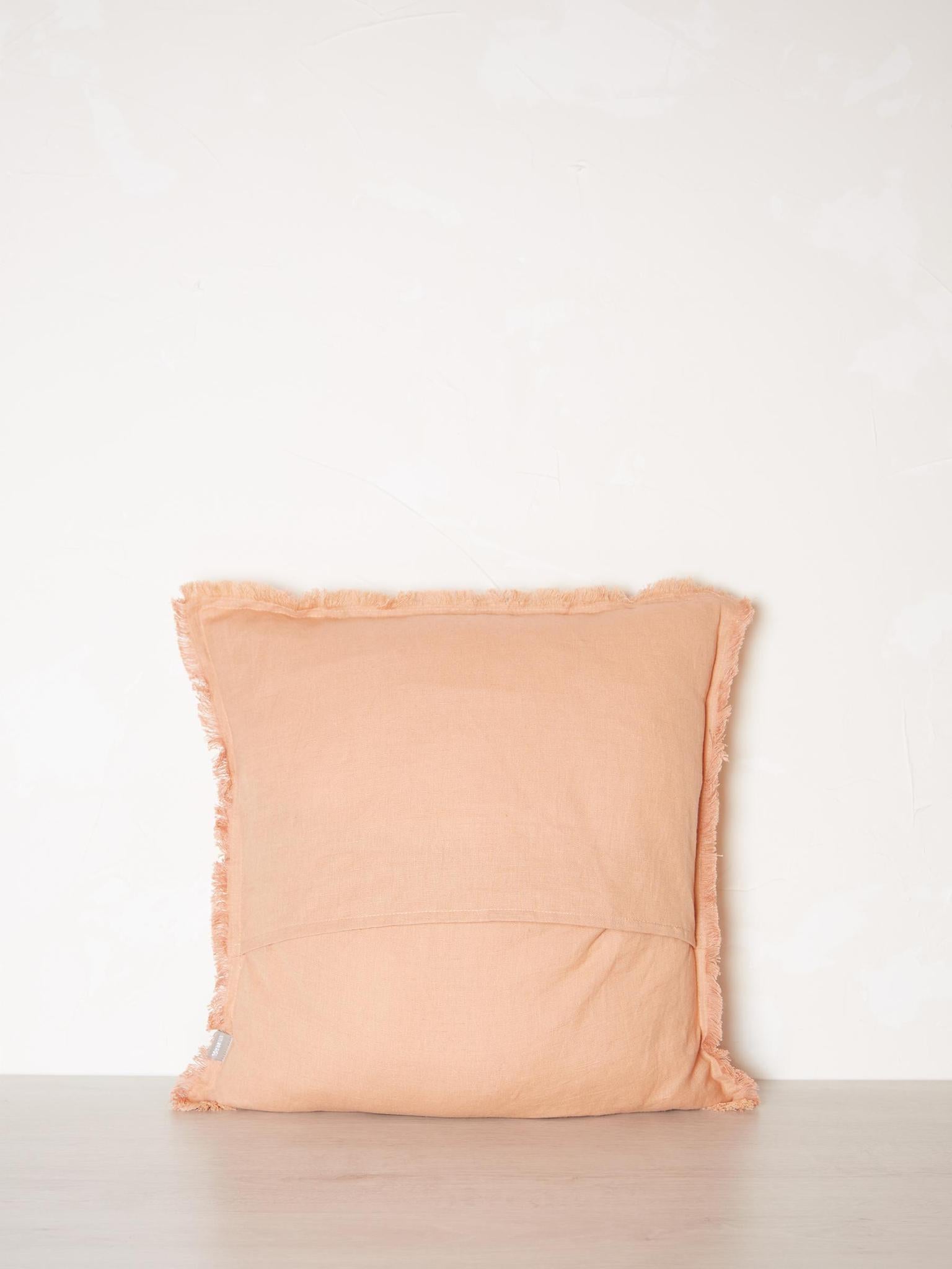 Laly Linen & Cotton Plain Cushion - Epice - 2 Sizes Avaliable