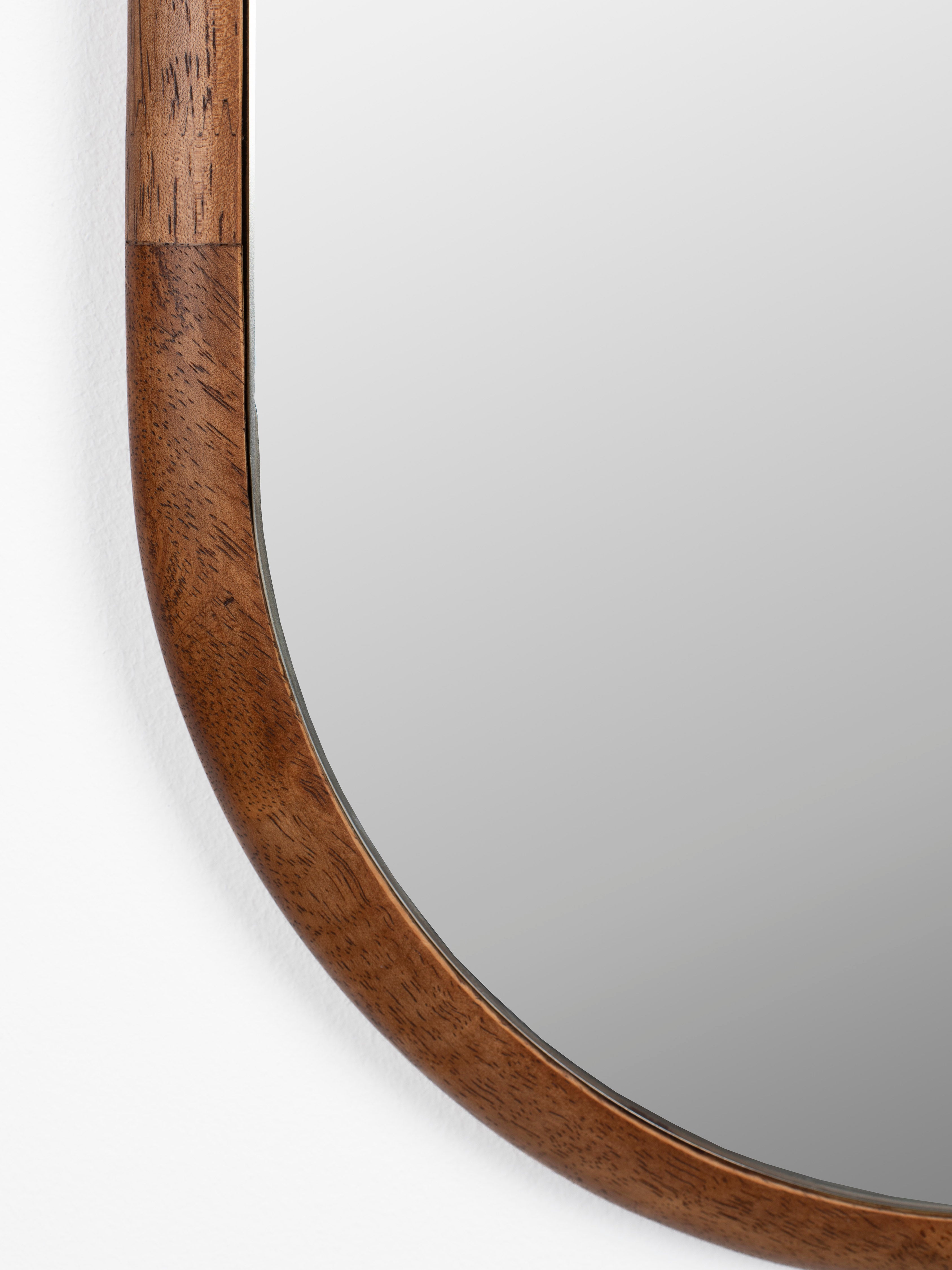 Nyko Rubberwood Mirror - Asymmetric Shape