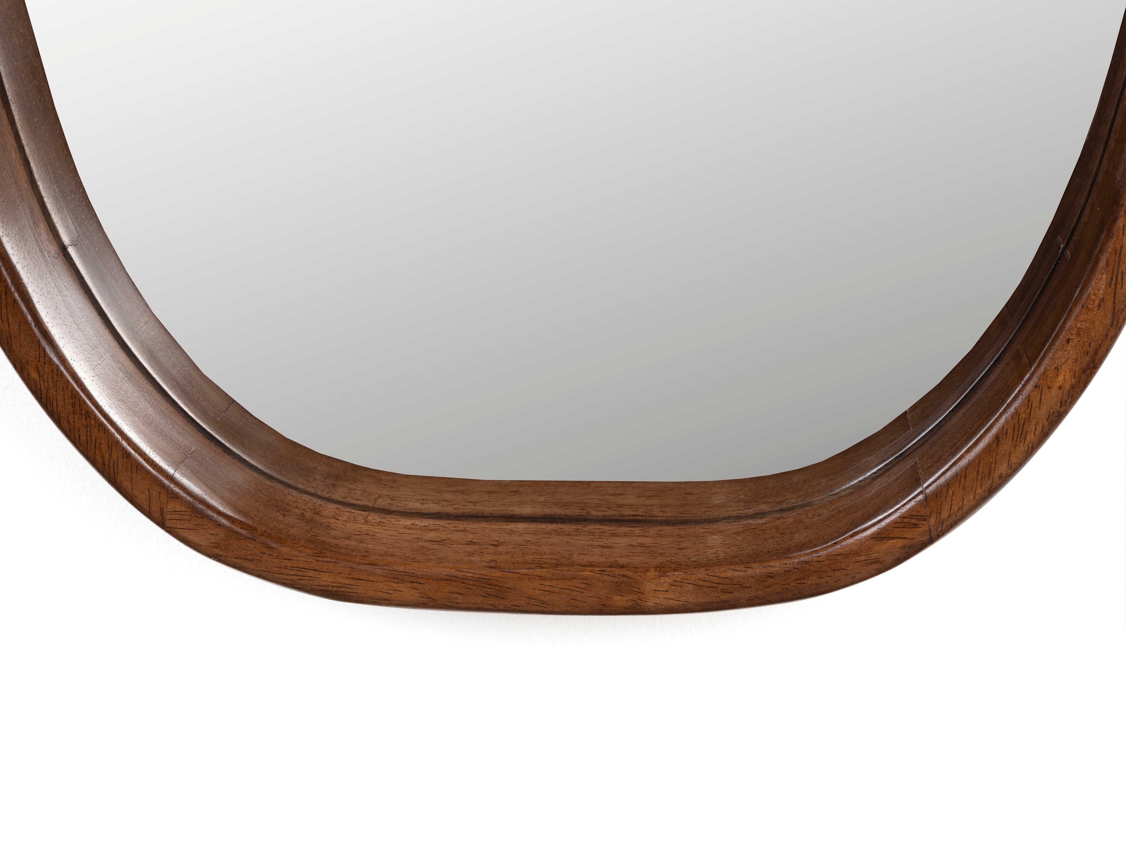 Nyko Rounded Rubberwood Mirror - Large