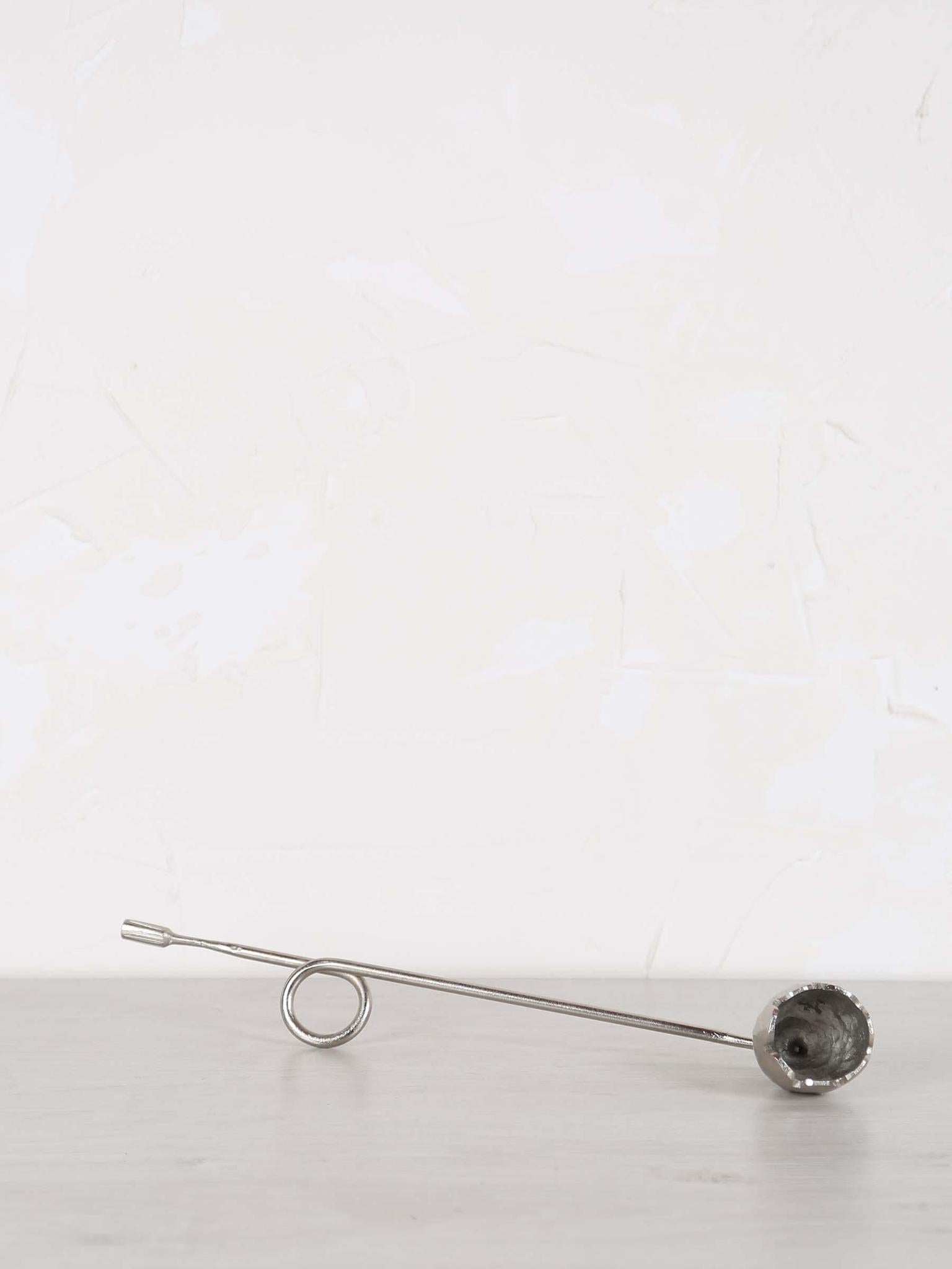 Ingrid candle snuffer - Antique Silver