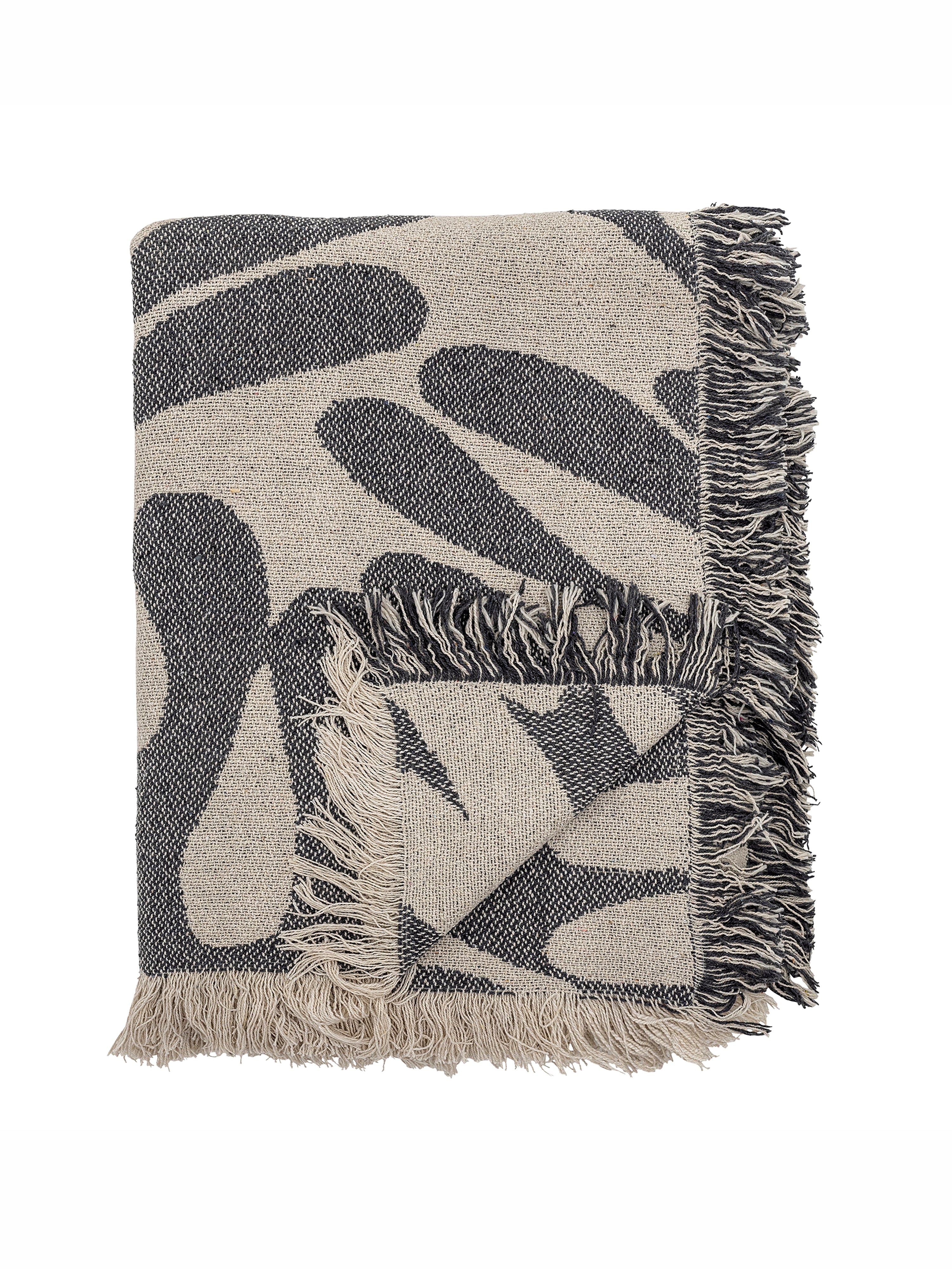 Alk Recycled Cotton Throw - Blue