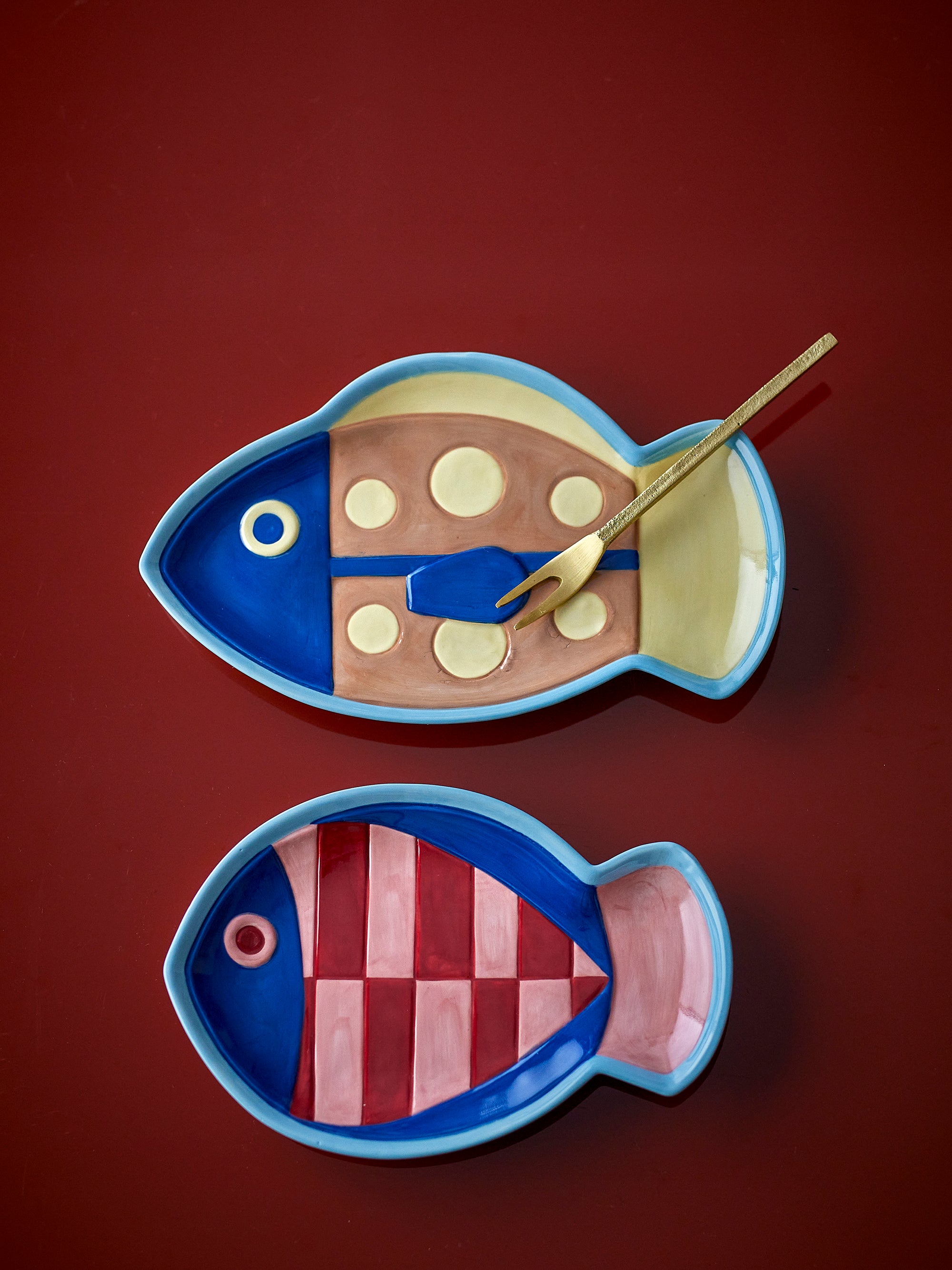 Wilbert Ceramic Mini Serving plate - Multi coloured - 2 Options Available