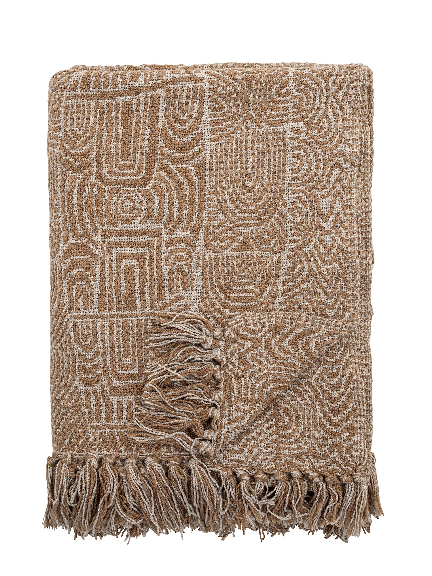 Bresso Throw - Brown - Recycled Cotton