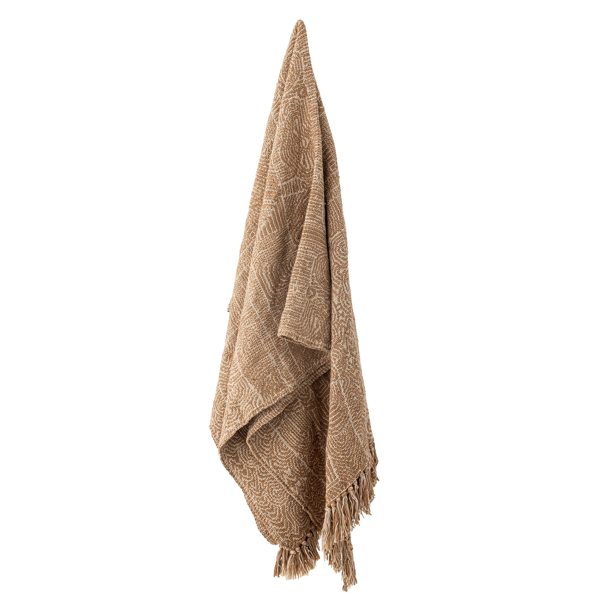 Bresso Throw - Brown - Recycled Cotton