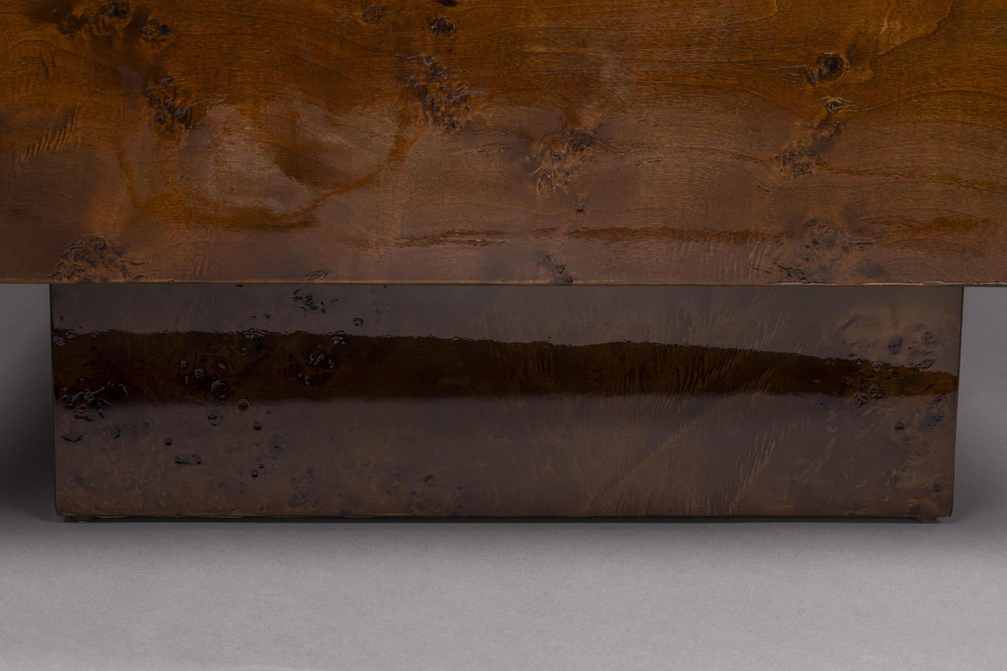 Quinn Square Coffee Table - Walnut