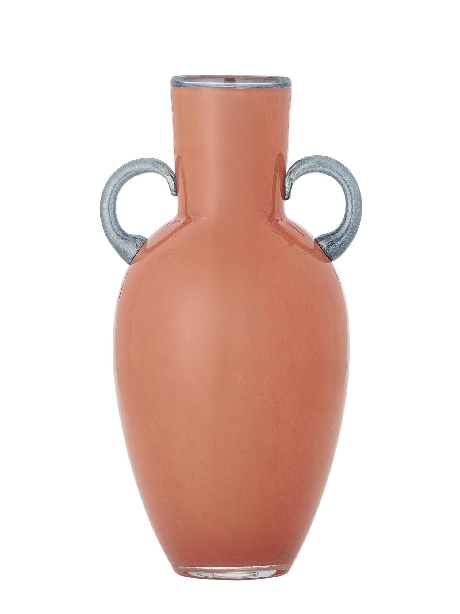 Anniversary Glass Vase - Orange Glow