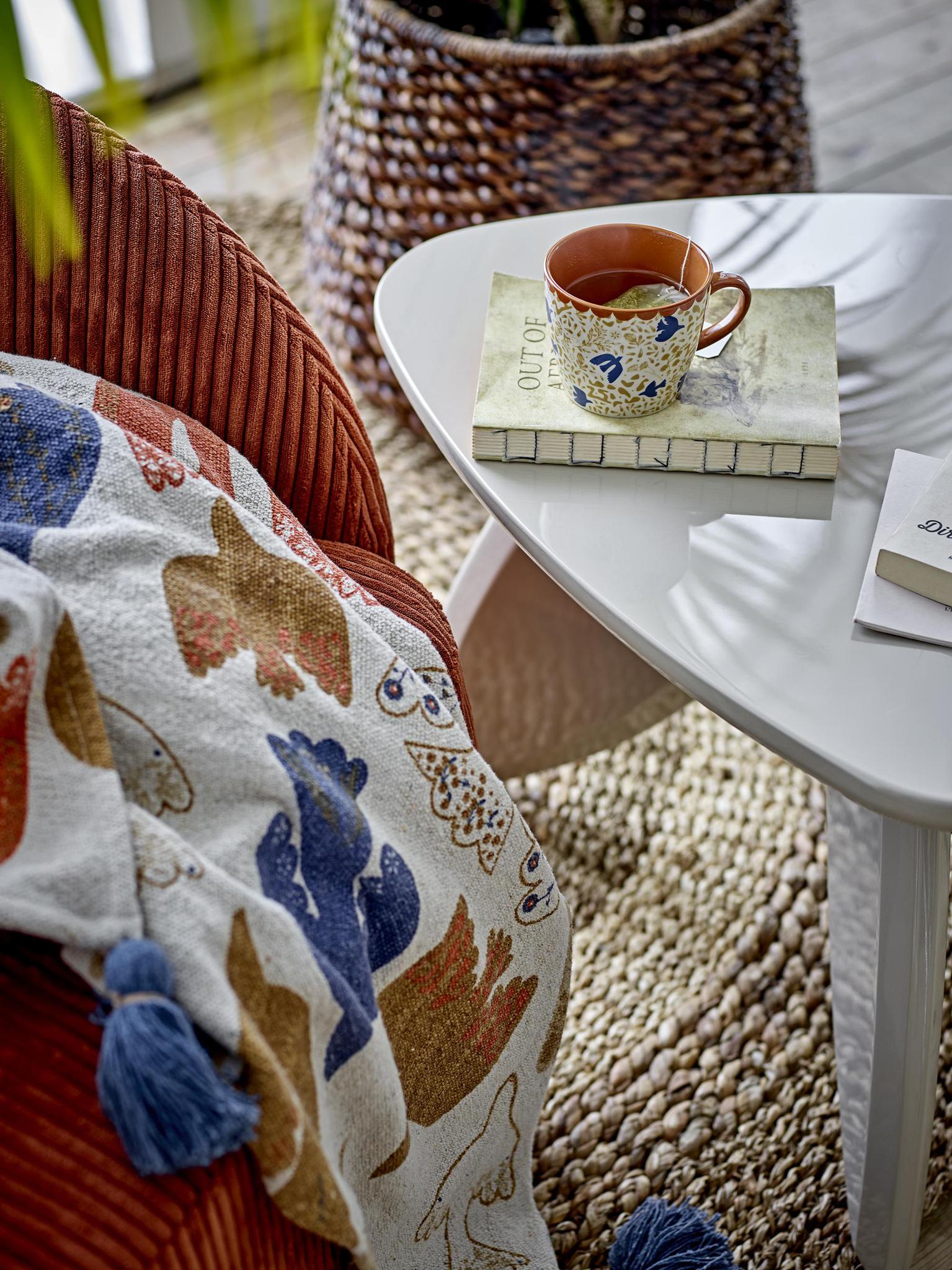 Anniversary Recycled Cotton Throw - Printed Brown