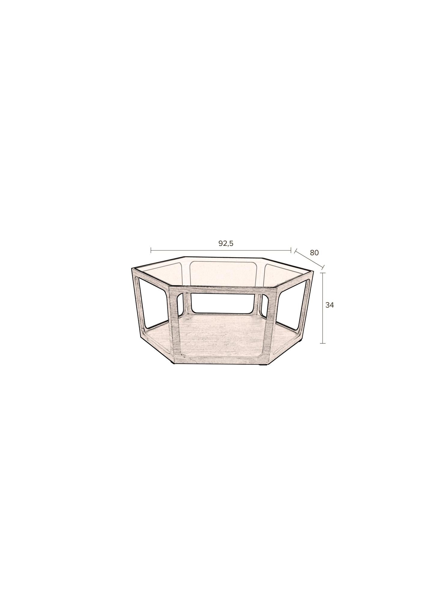 Sita Walnut Coffee Table