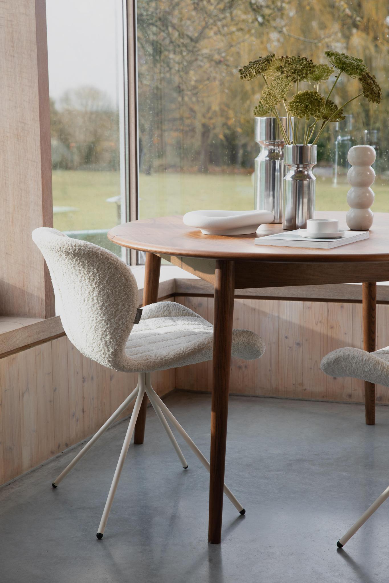 Twist Round/Oval Extendable Dining Table - 2 Colours Available