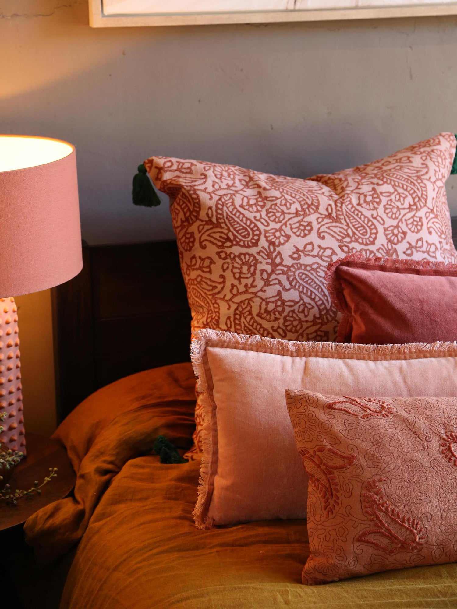 CRAFTED - Hebe Hand Embroidered Cushion