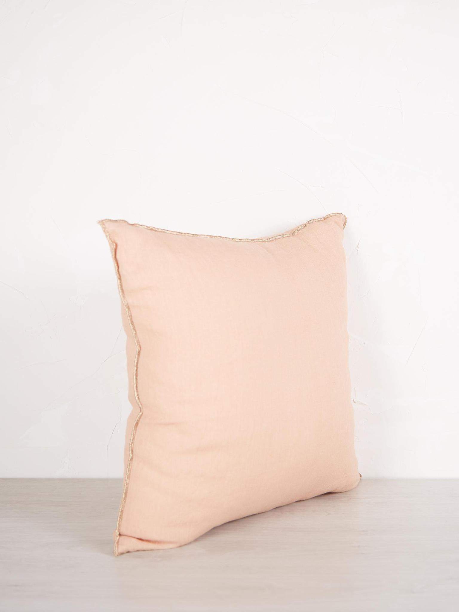 Zeff Celeste Linen 45x45cm Cushion - Sugared Plum
