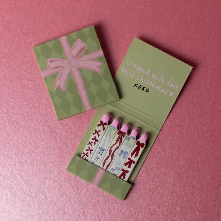 Wrapped with Love Matchbook