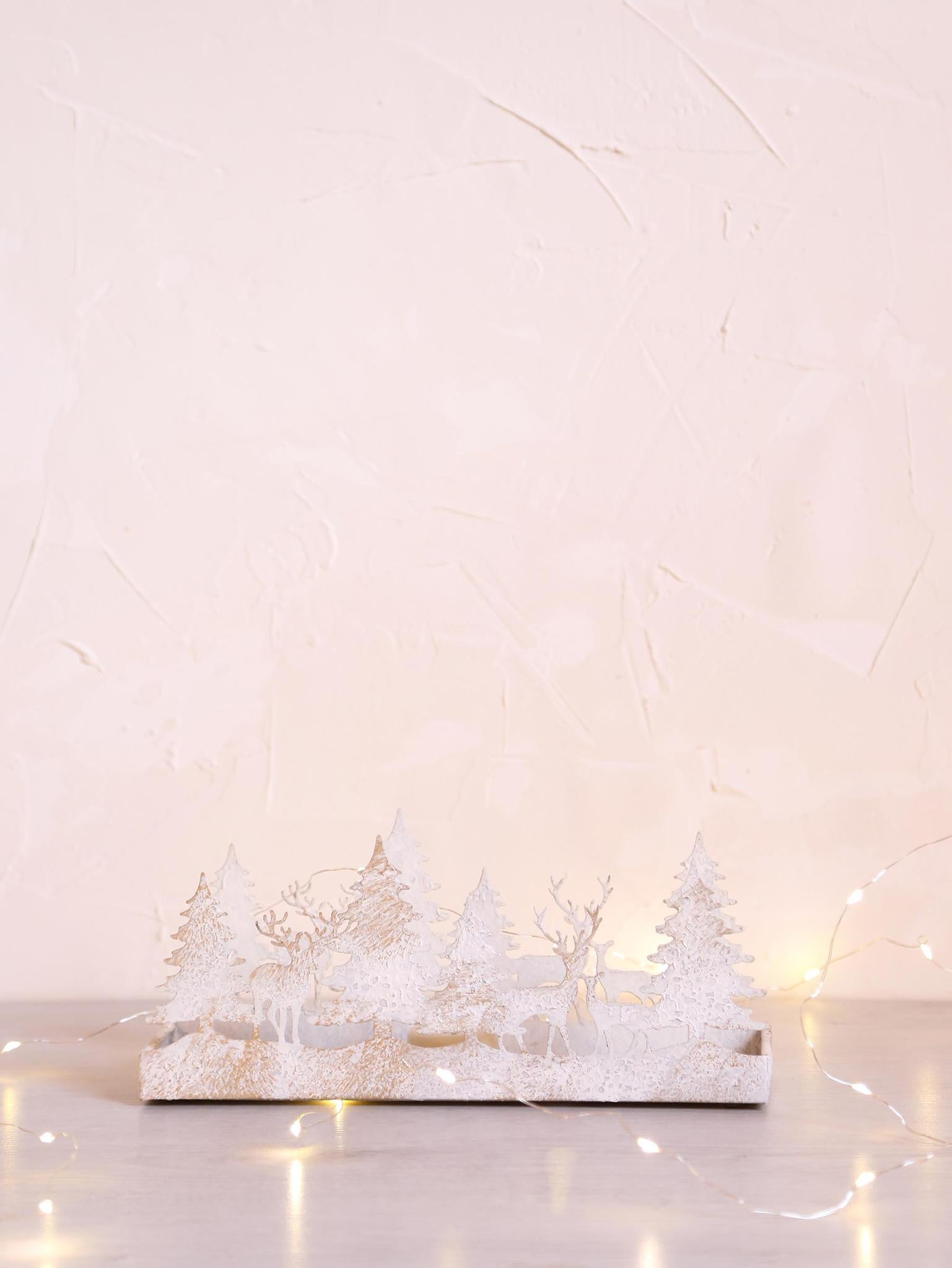 Festive Wilderness Candle Holder