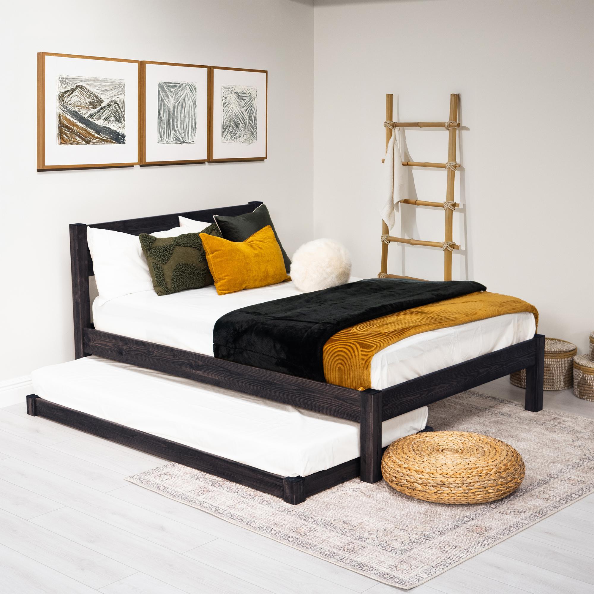 Model 10 - Wooden Trundle Bed
