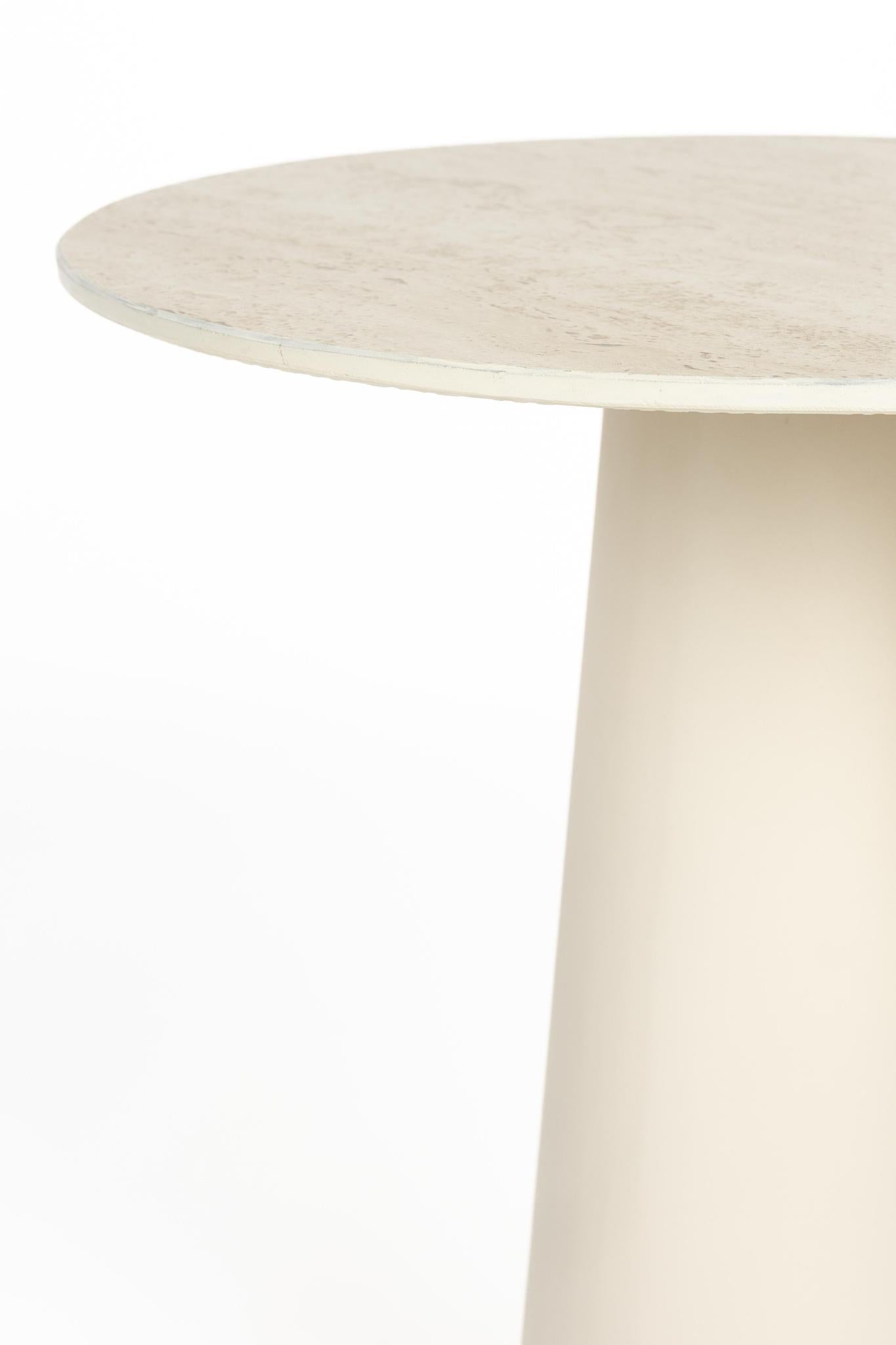 Joya Travertine Side Table - 2 Sizes Available