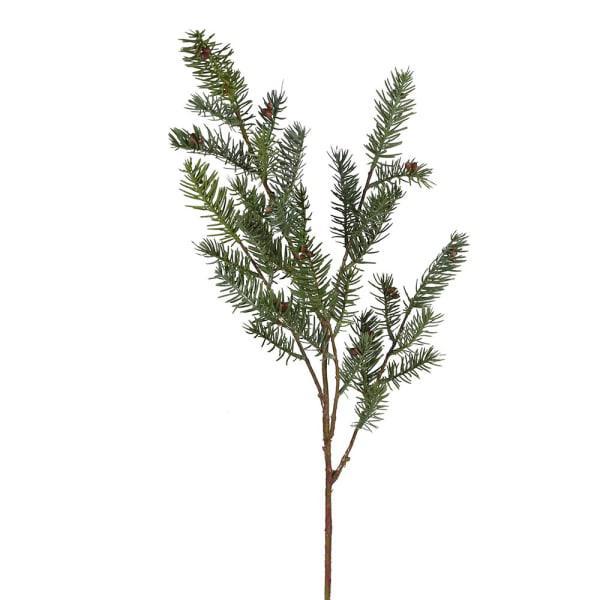 Faux Nordman Fir Seeded Stem