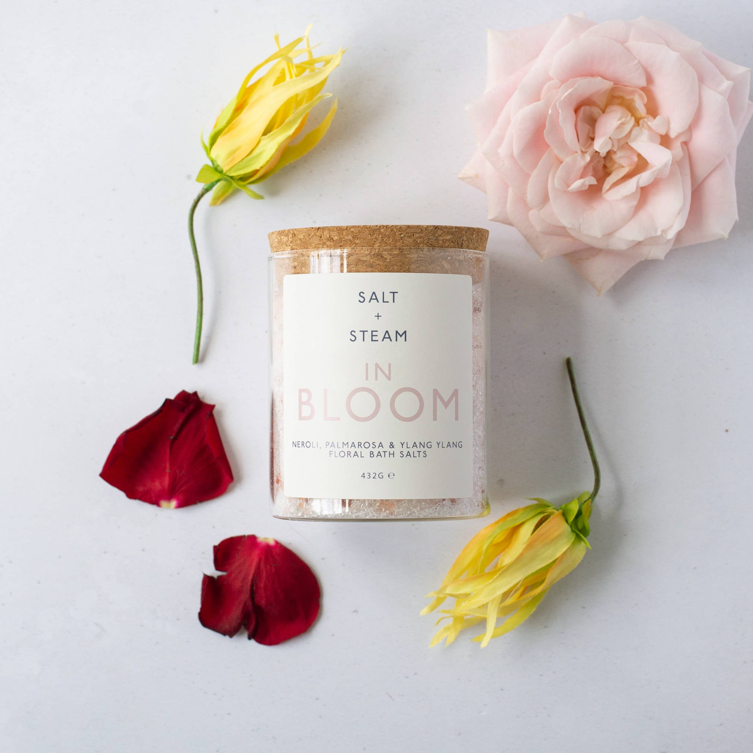 In Bloom - Rose, Neroli & Palmarosa Bath Salts 80g & 432g