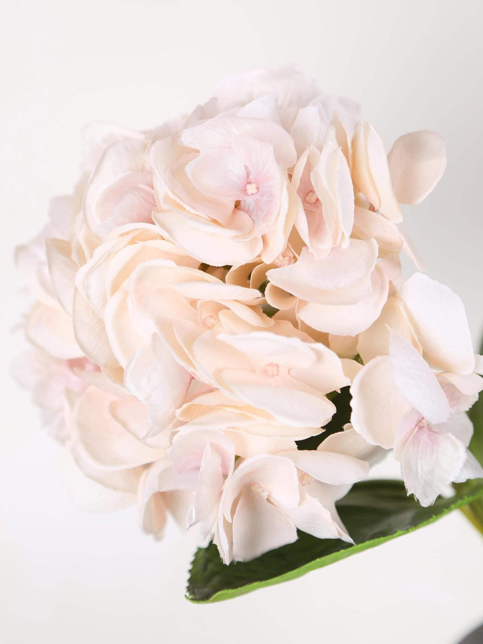 Faux Real Touch Pale Blush Hydrangea
