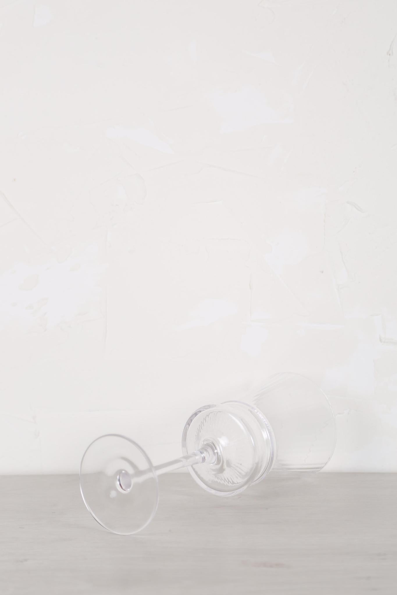 Fluted Wine Glass - Clear