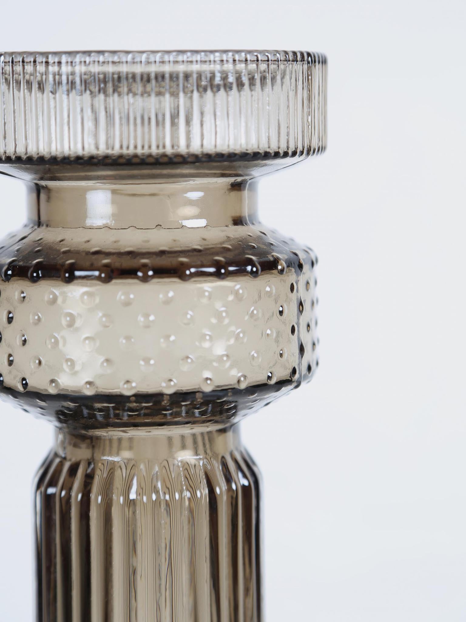 Fadri Glass Candle Holder - Medium - 2 Colours Available