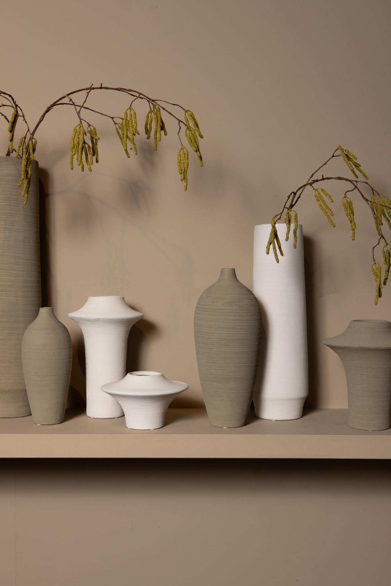 Cavinn Matte Ceramic Bottle Vase - 2 Options