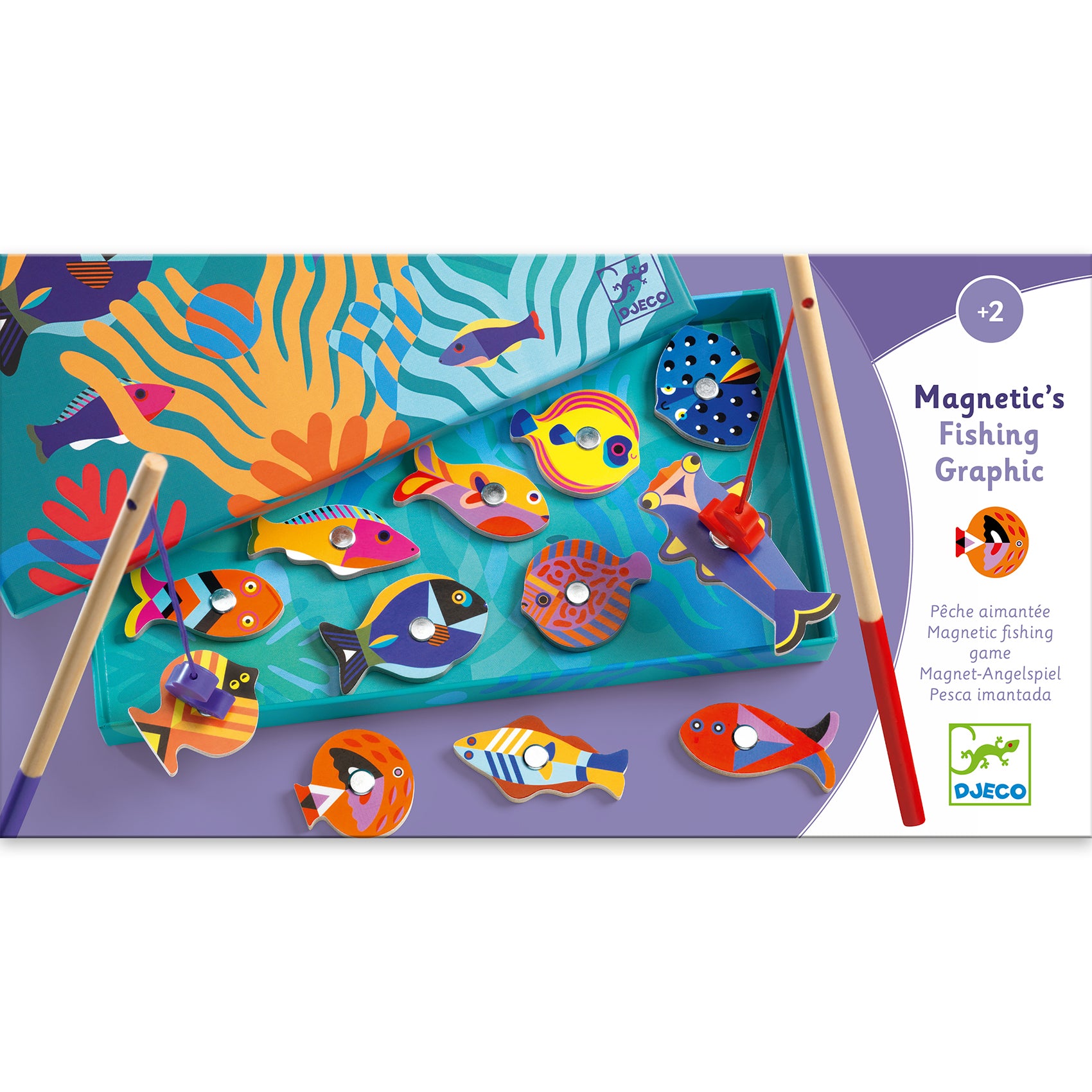 Magnetic Fishing Game - Colourful