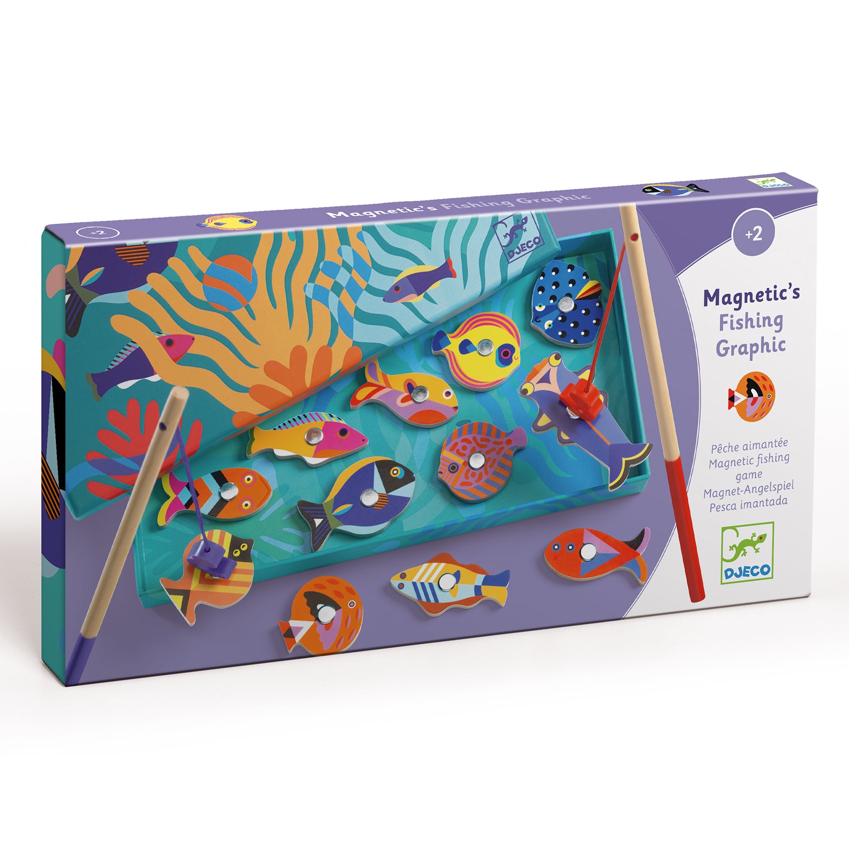 Magnetic Fishing Game - Colourful