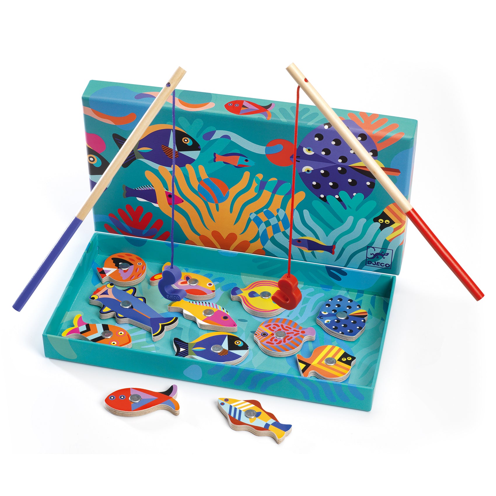 Magnetic Fishing Game - Colourful
