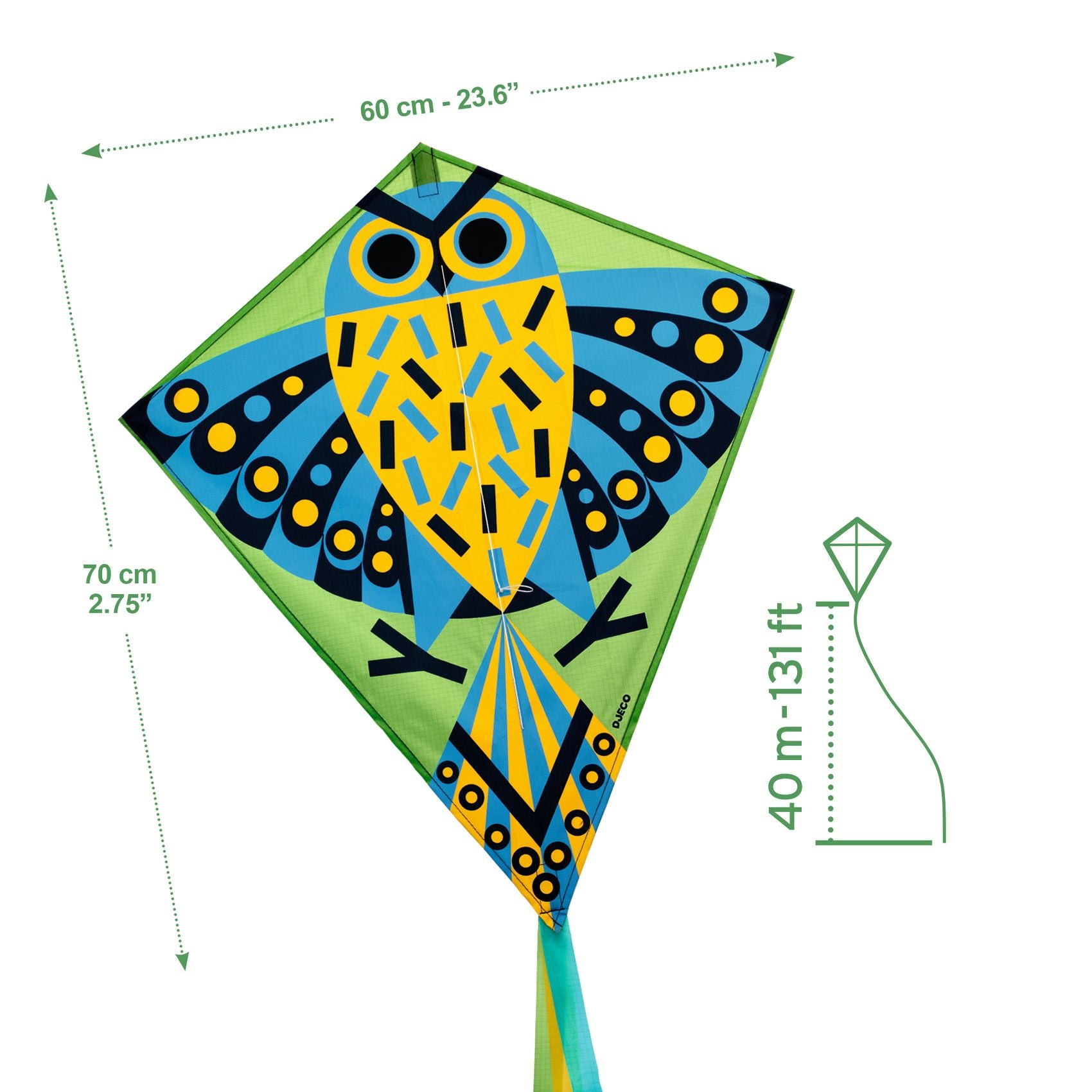 Pop Up Kite - Hiboo Owl