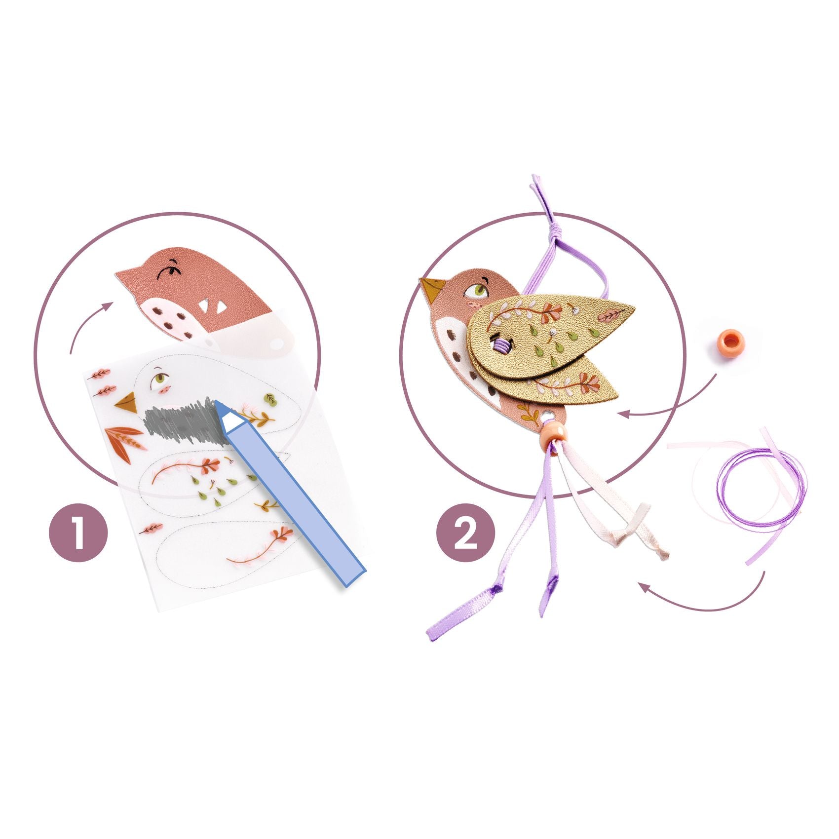 Make Your Own Leather Jewellery Creative Kit - Miss Rosefinch