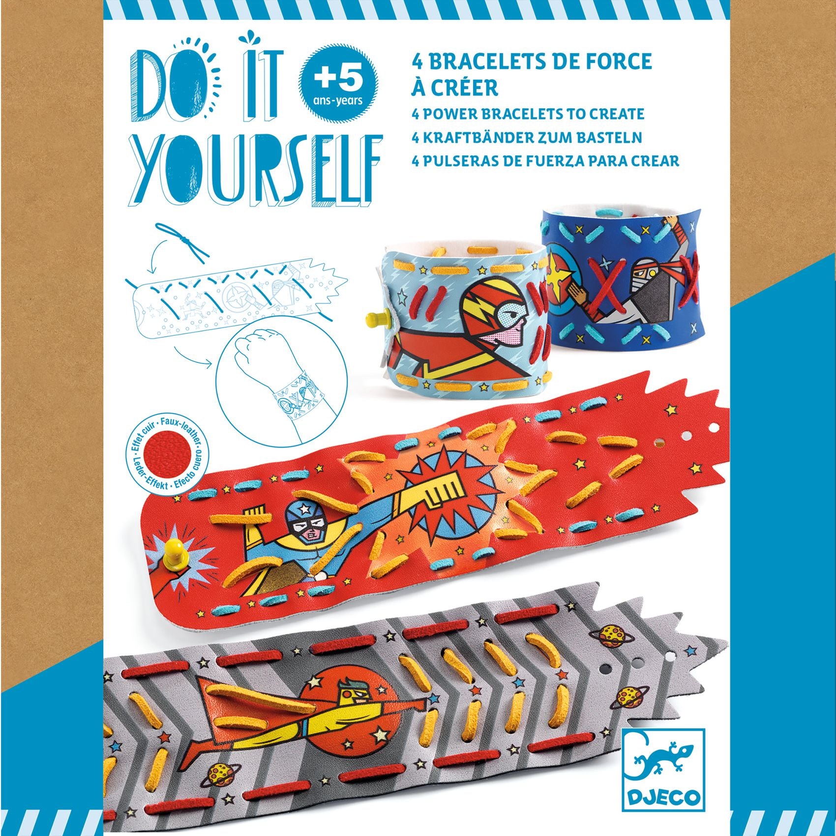 Super Hero Bracelet Set Creative Kit - Super Powers
