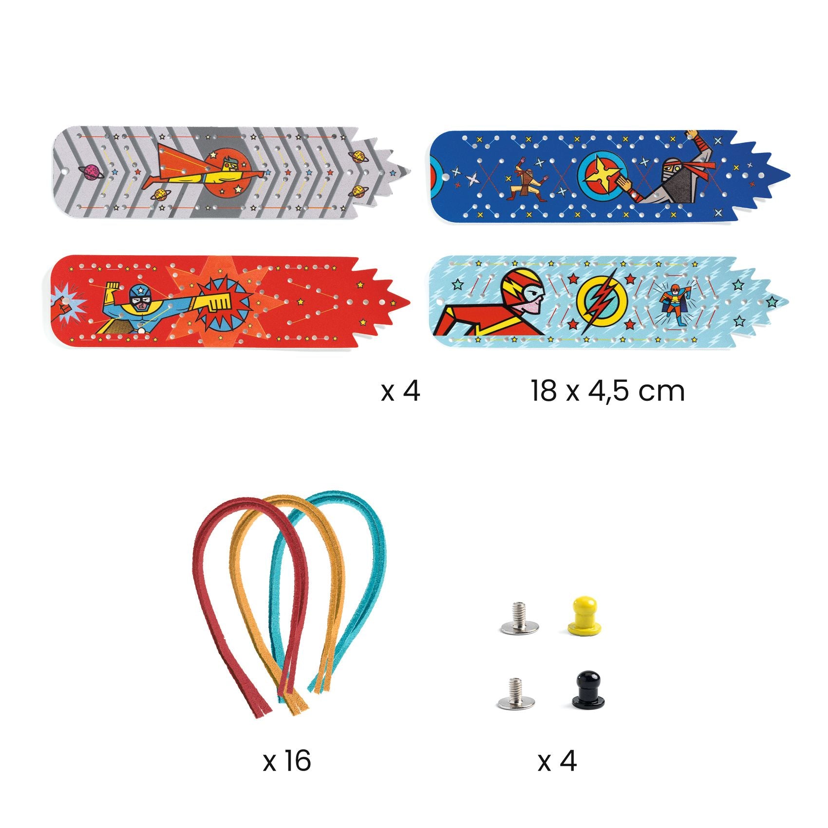 Super Hero Bracelet Set Creative Kit - Super Powers