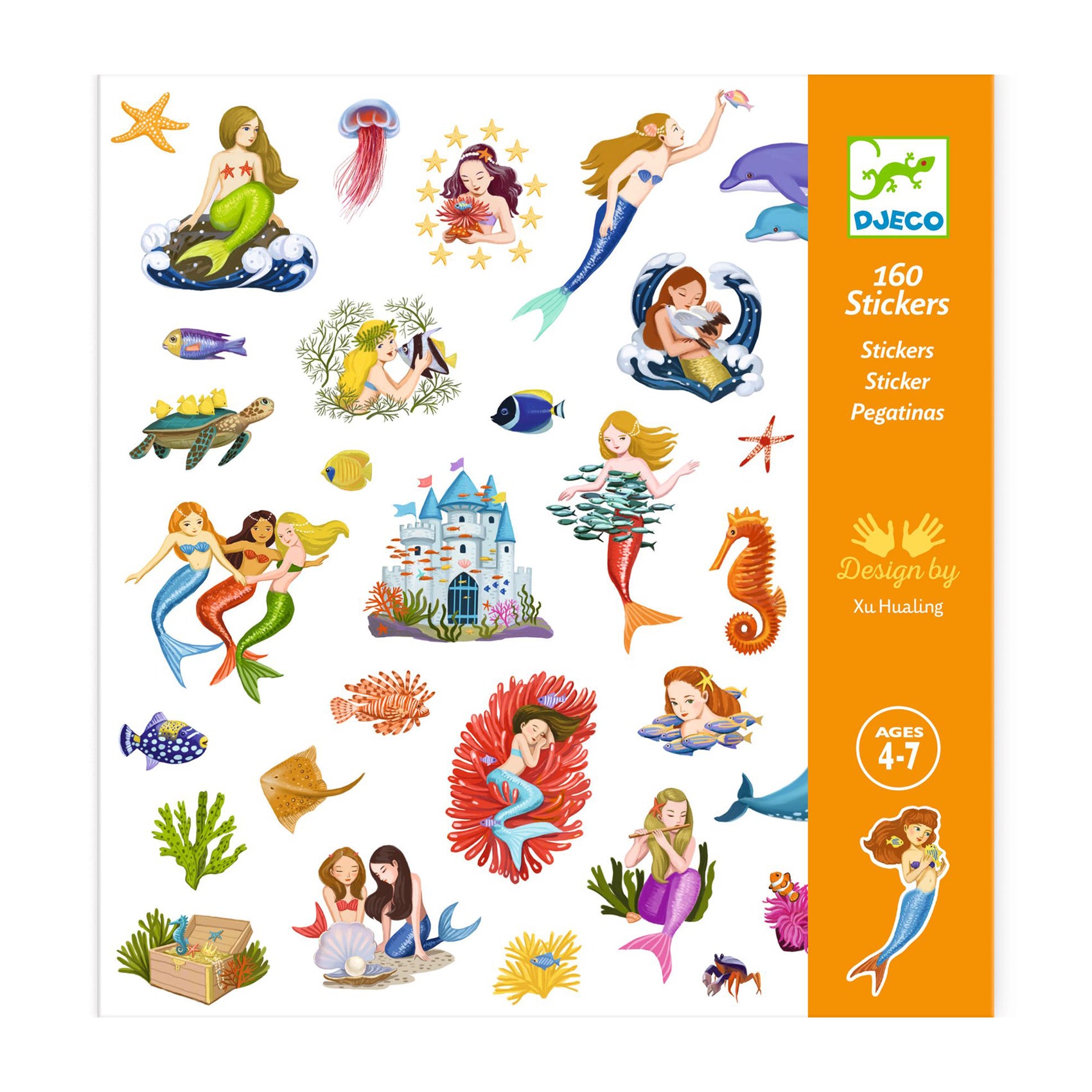 Sticker Set x 160 - Mermaids