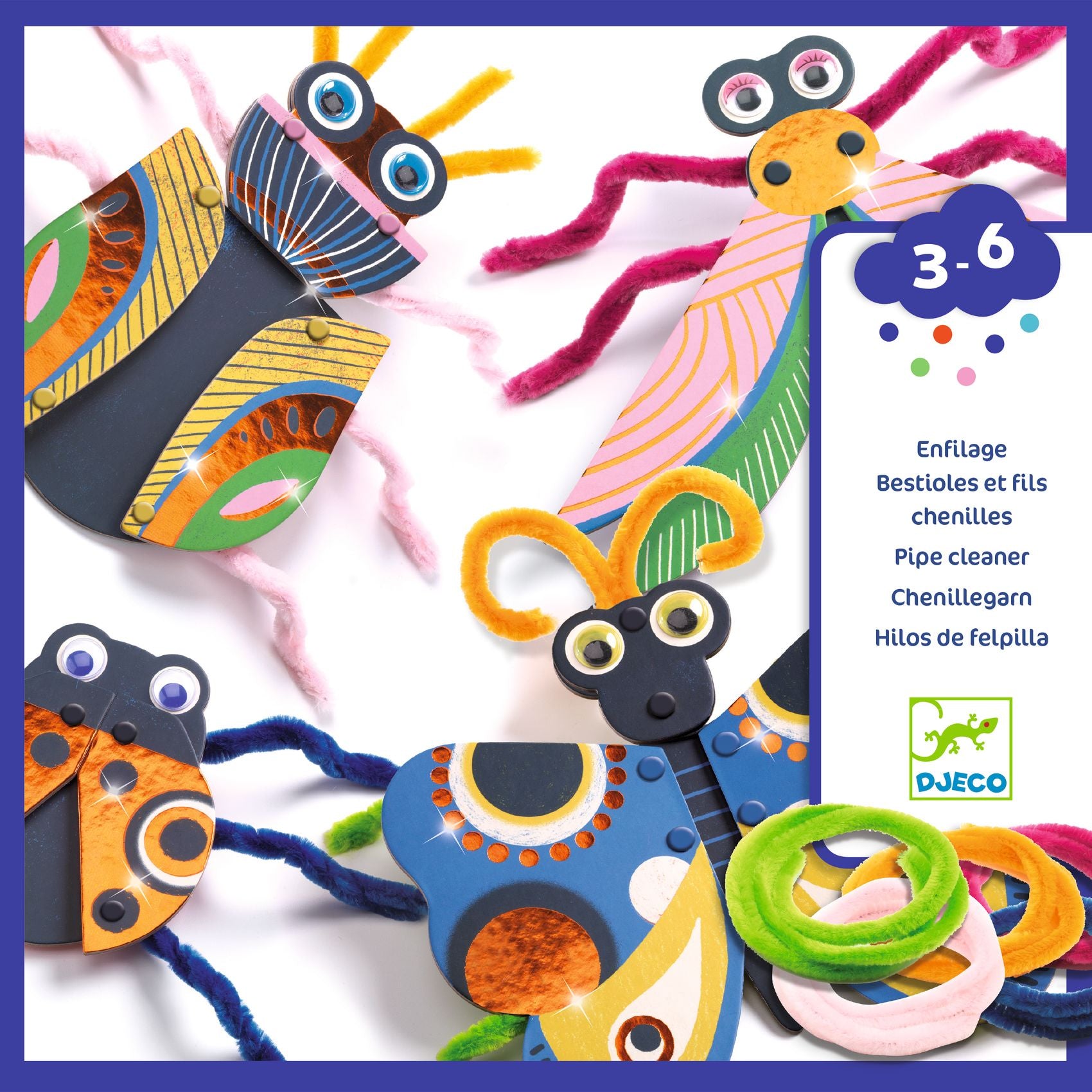 Make Your Own Worry Bag Critters Creative Kit - Threading Activity
