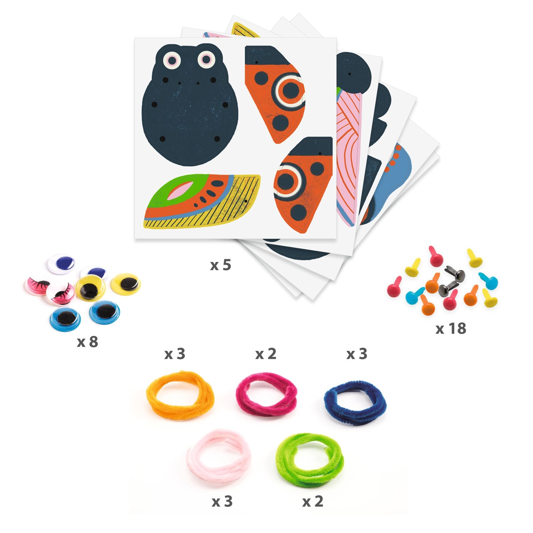 Make Your Own Worry Bag Critters Creative Kit - Threading Activity