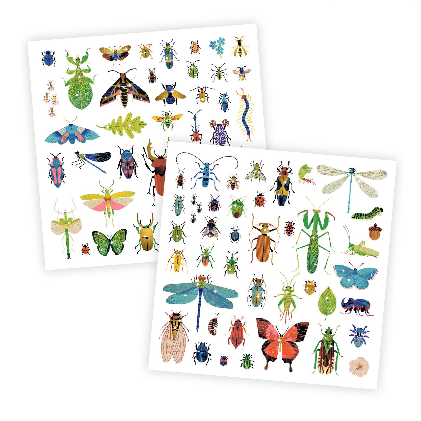 Metallic Sticker Set x 160 - Microcosmos